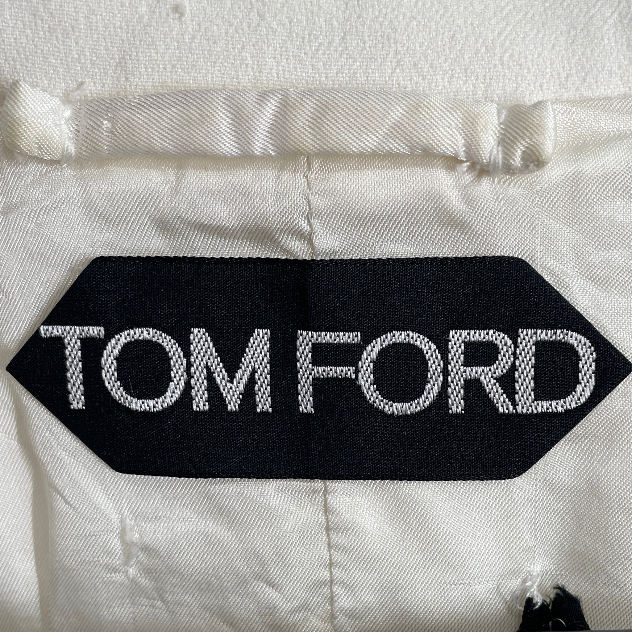 TOM FORD/Jacket/38/Cotton/WHT/BLAZEER WITH BUCKLES view 3