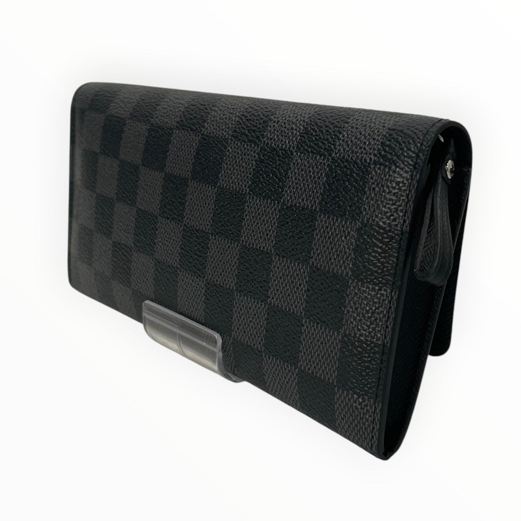 LOUIS VUITTON/Long Wallet/Monogram/Leather/BLK/M's/modular damier long flap walle view 2
