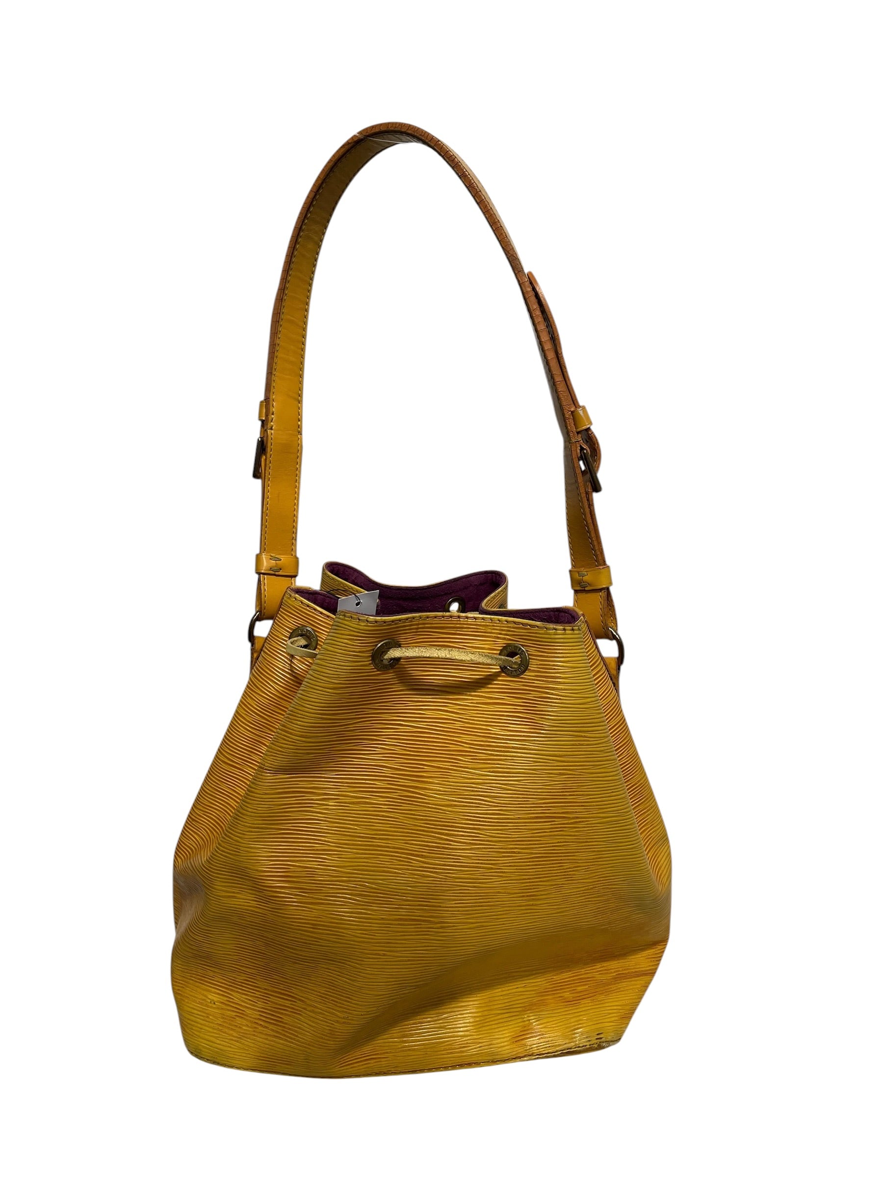 LOUIS VUITTON/Tote Bag/Stripe/Leather/GLD/LV Epi Noe Bag Gold view 3