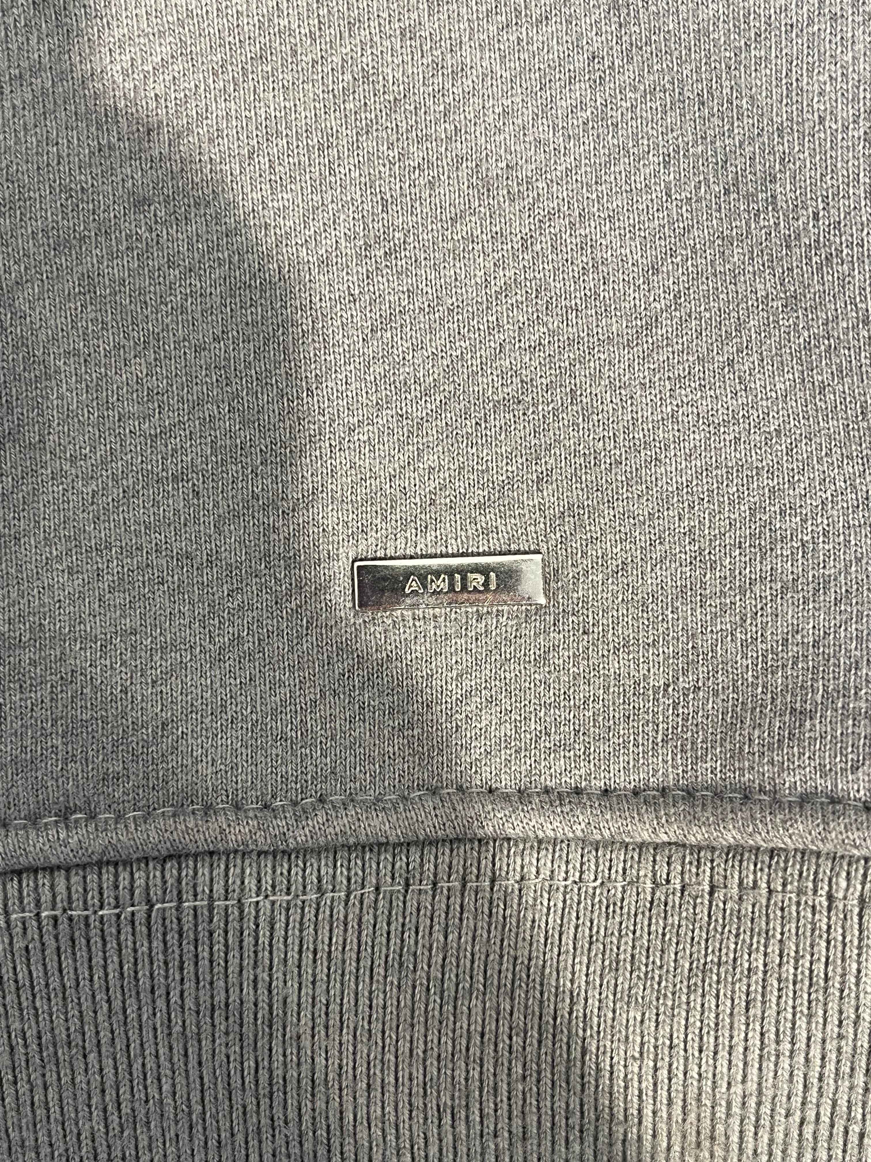 AMIRI/Sweatshirt/S/Cotton/GRY/BONES SLEEVE LOGO ON FRONT view 8