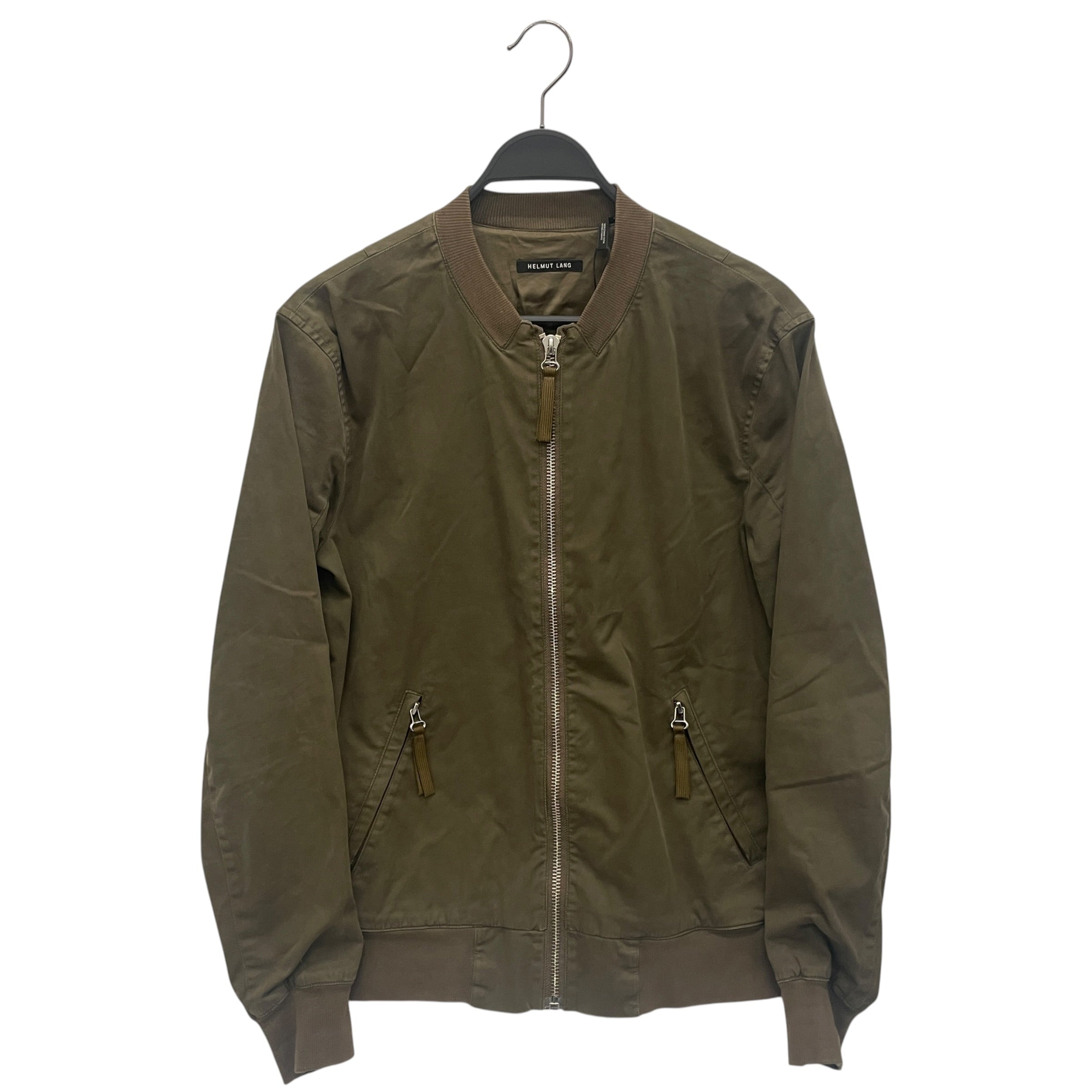Helmut Lang/Jacket/S/Cotton/GRN/ZIP UP BOMBER view 1