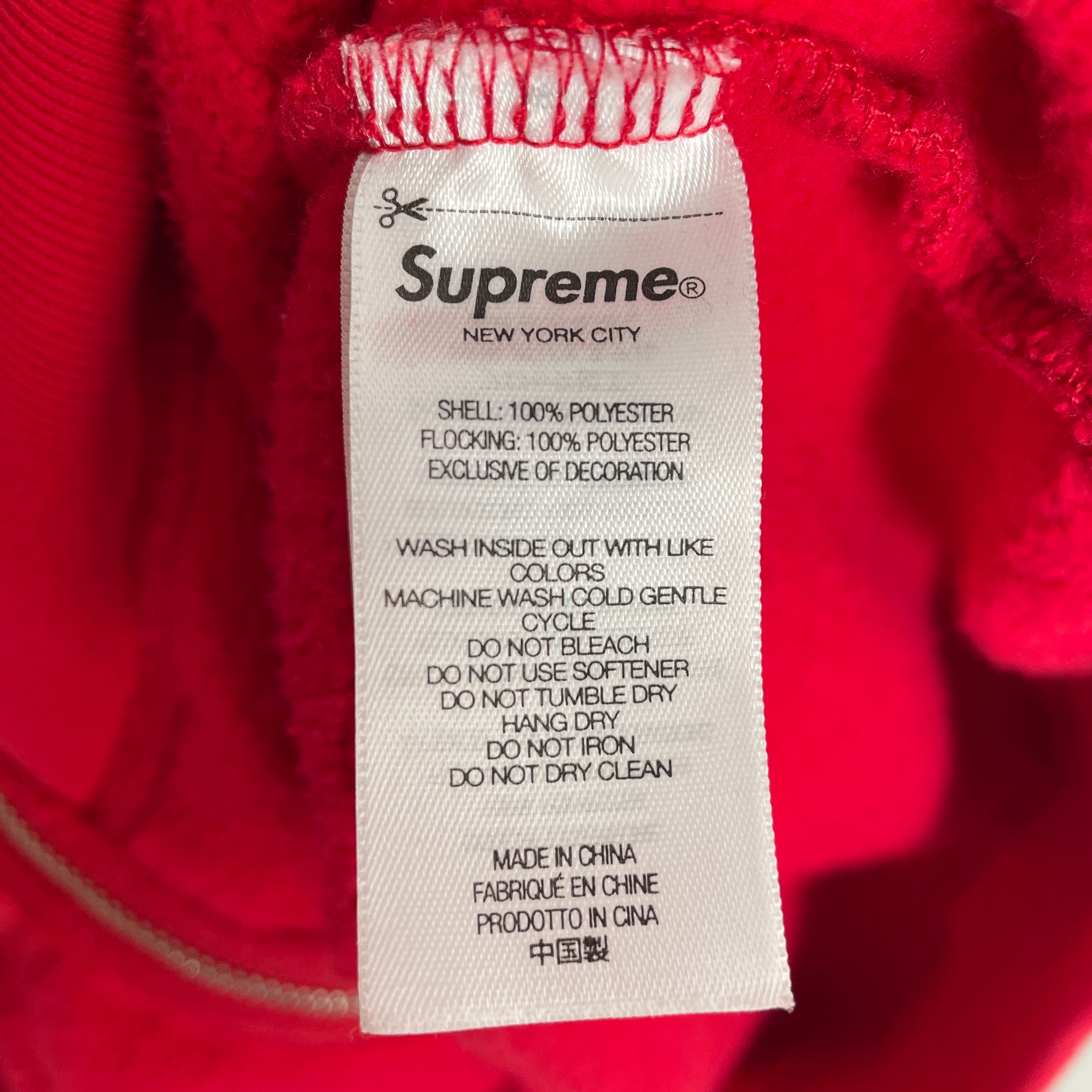 Supreme/Zip Up Hoodie/XXL/Cotton/RED/LEAGUE CHAMP ZIP UP view 4