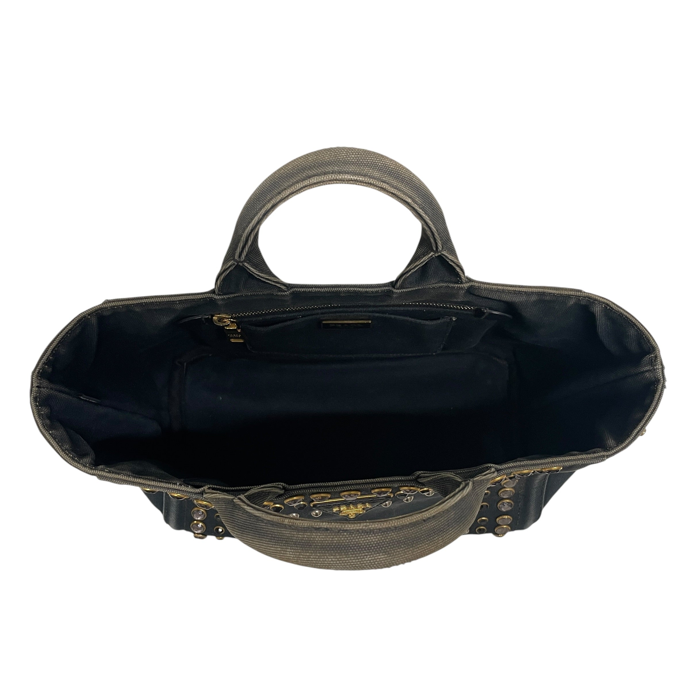 PRADA/Bag/Cotton/NVY/JEWEL HANDBAG view 5