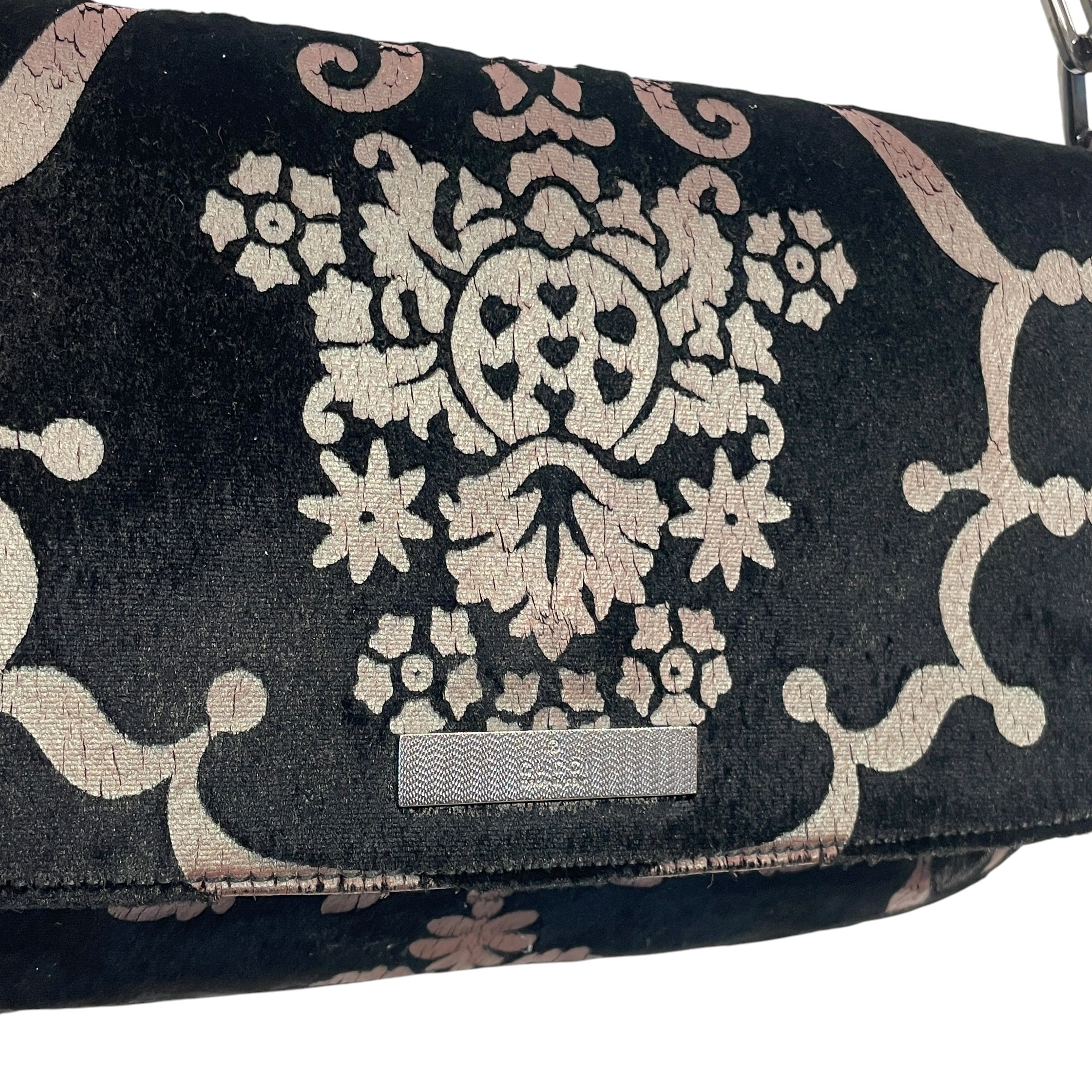 GUCCI/Hand Bag/Velour/BLK/TOM FORD ERA/VELVET DEVORE view 2