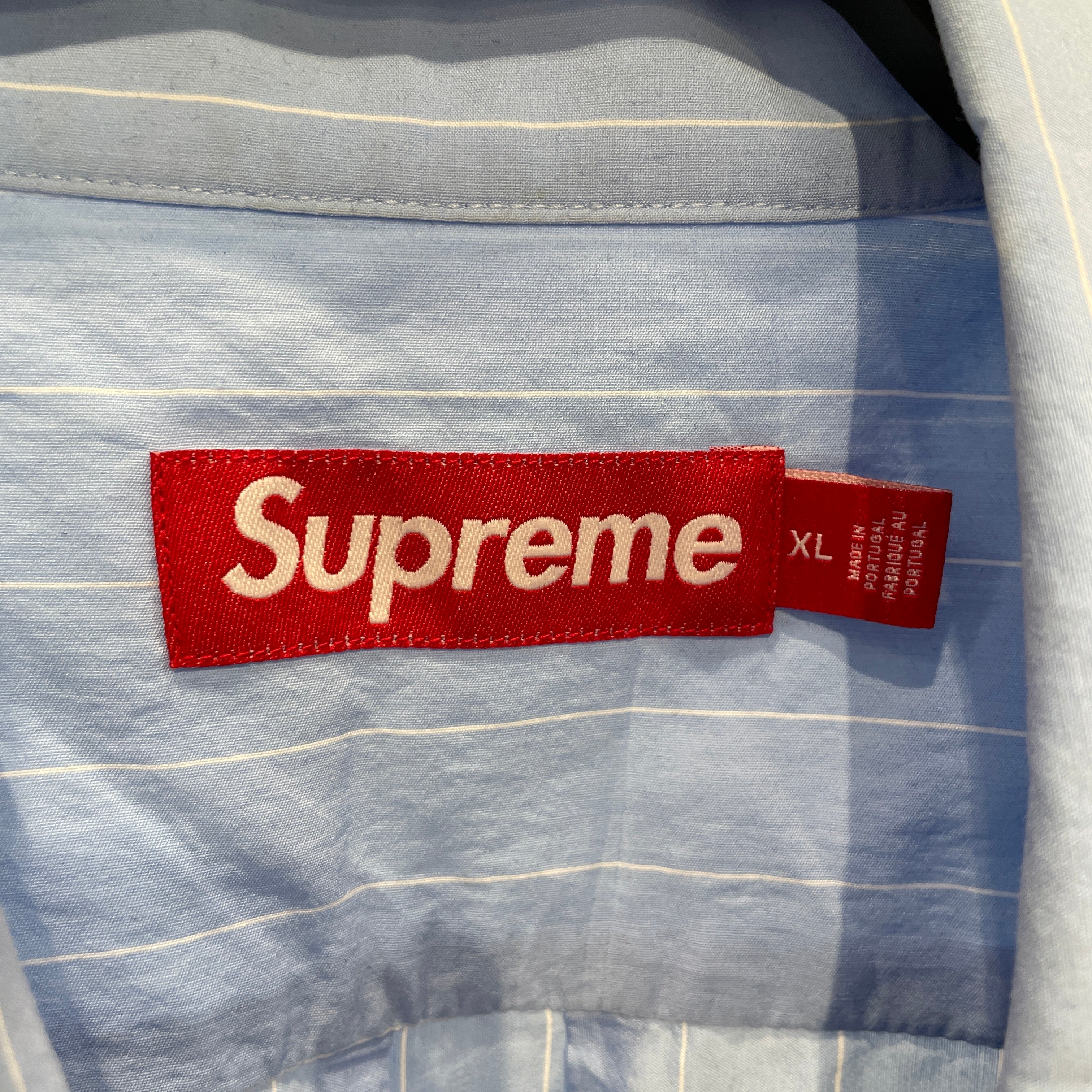 Supreme/Shirt/XL/Cotton/BLU/Stripe/PJ STRIPE view 3