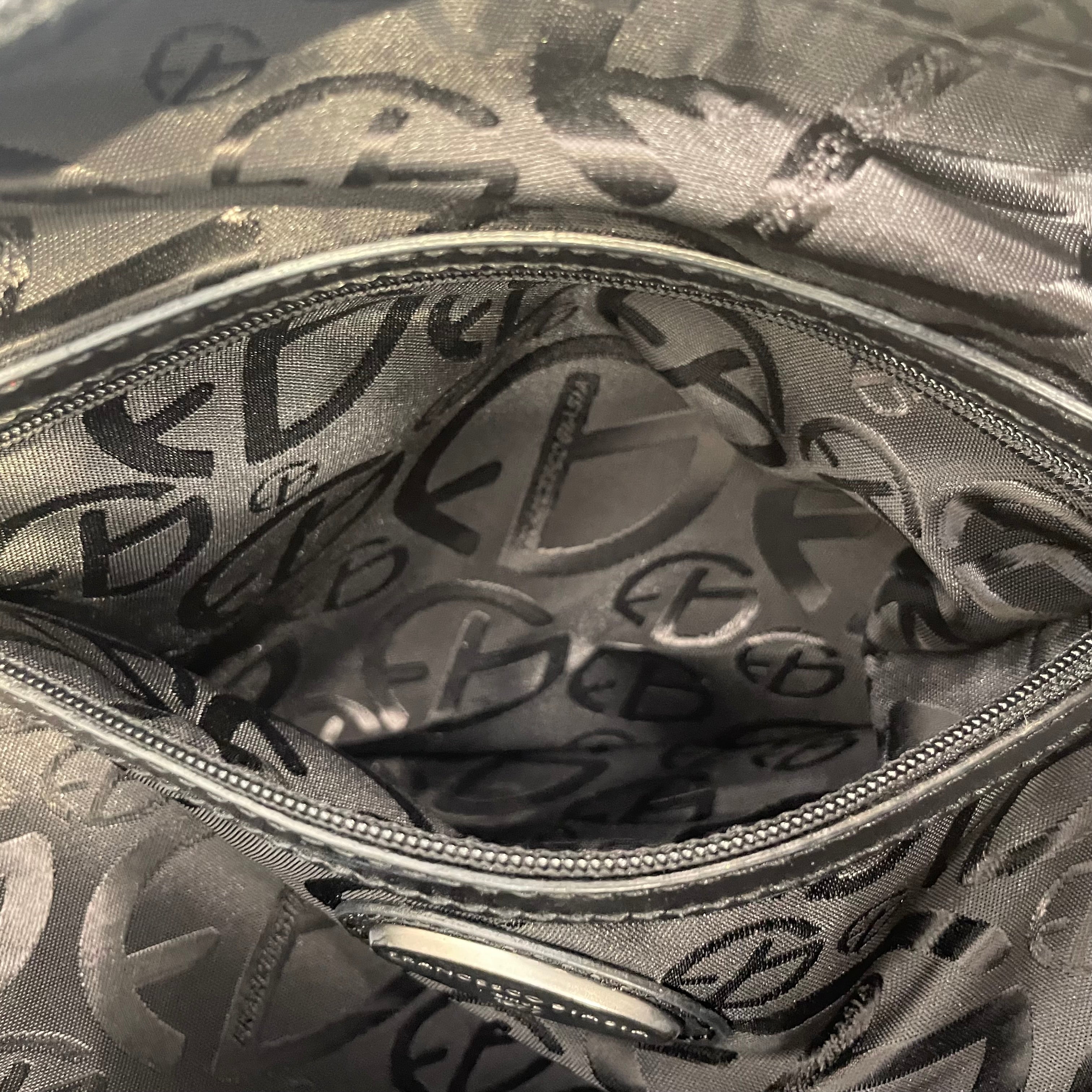 FRANCESCO BIASIA/Hand Bag/Leather/BLK/CLIPS ON THE SIDE view 4