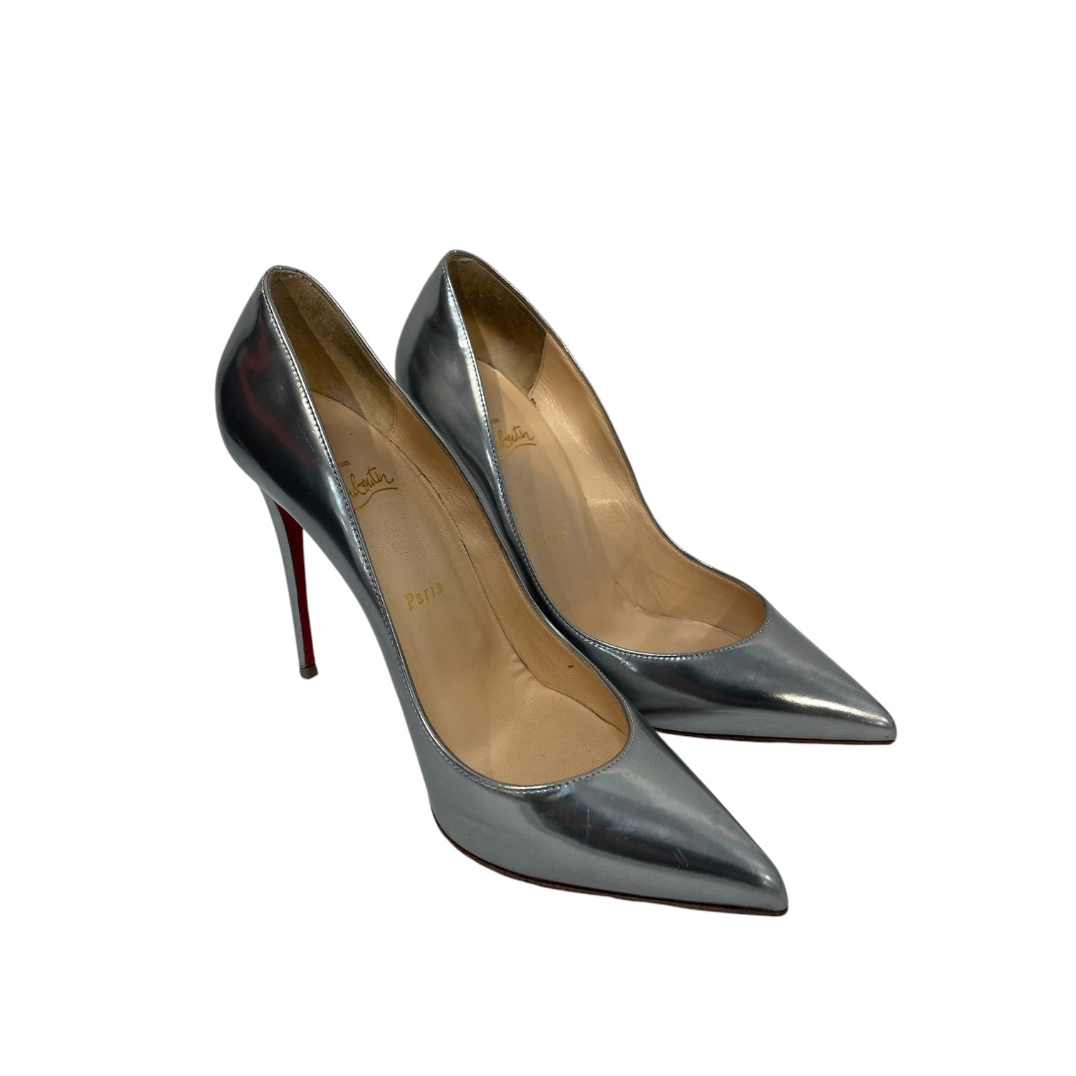 Christian Louboutin/Heels/EU 39/Leather/SLV/so kate 120 view 1