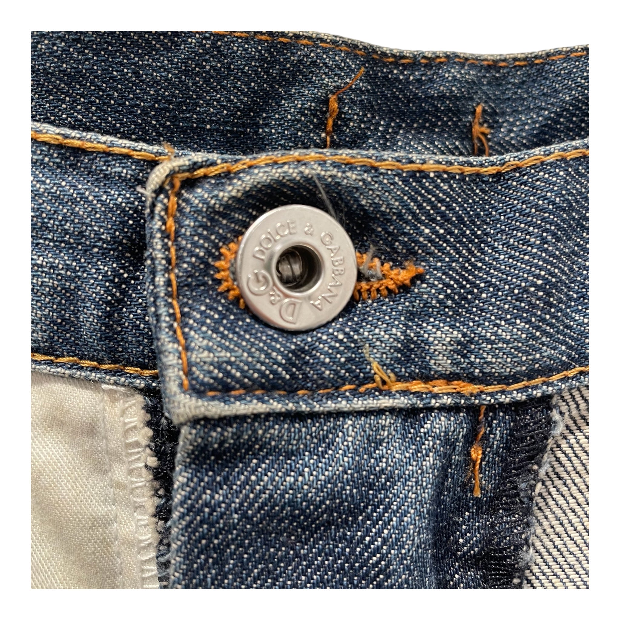 D&G/Bootcut Pants/Graphic/Denim/BLU/PANTHER LOGO + SKULL CUT SHIRT view 3