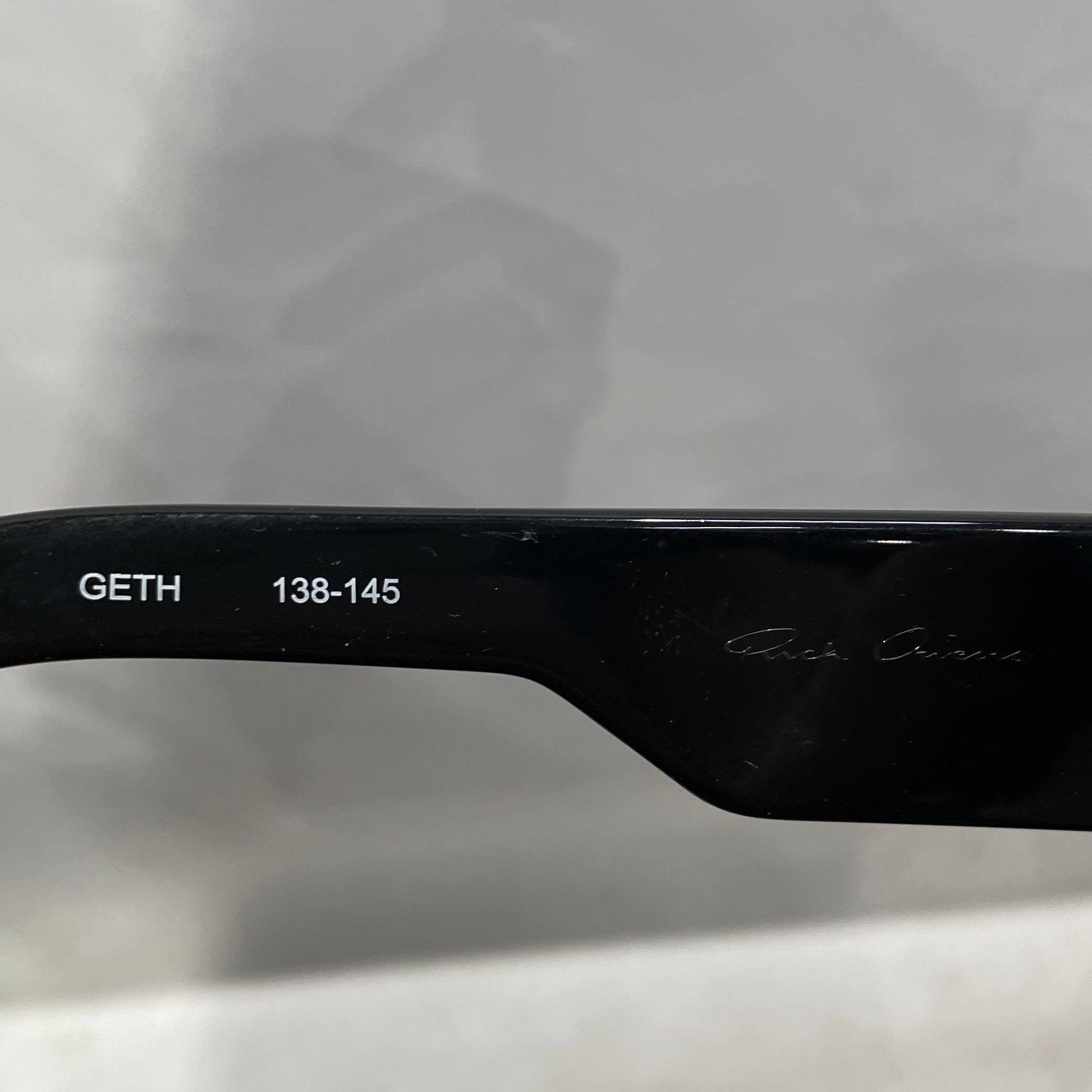 Rick Owens/Sunglasses/Plastic/BLK/GETH 138-145 view 5