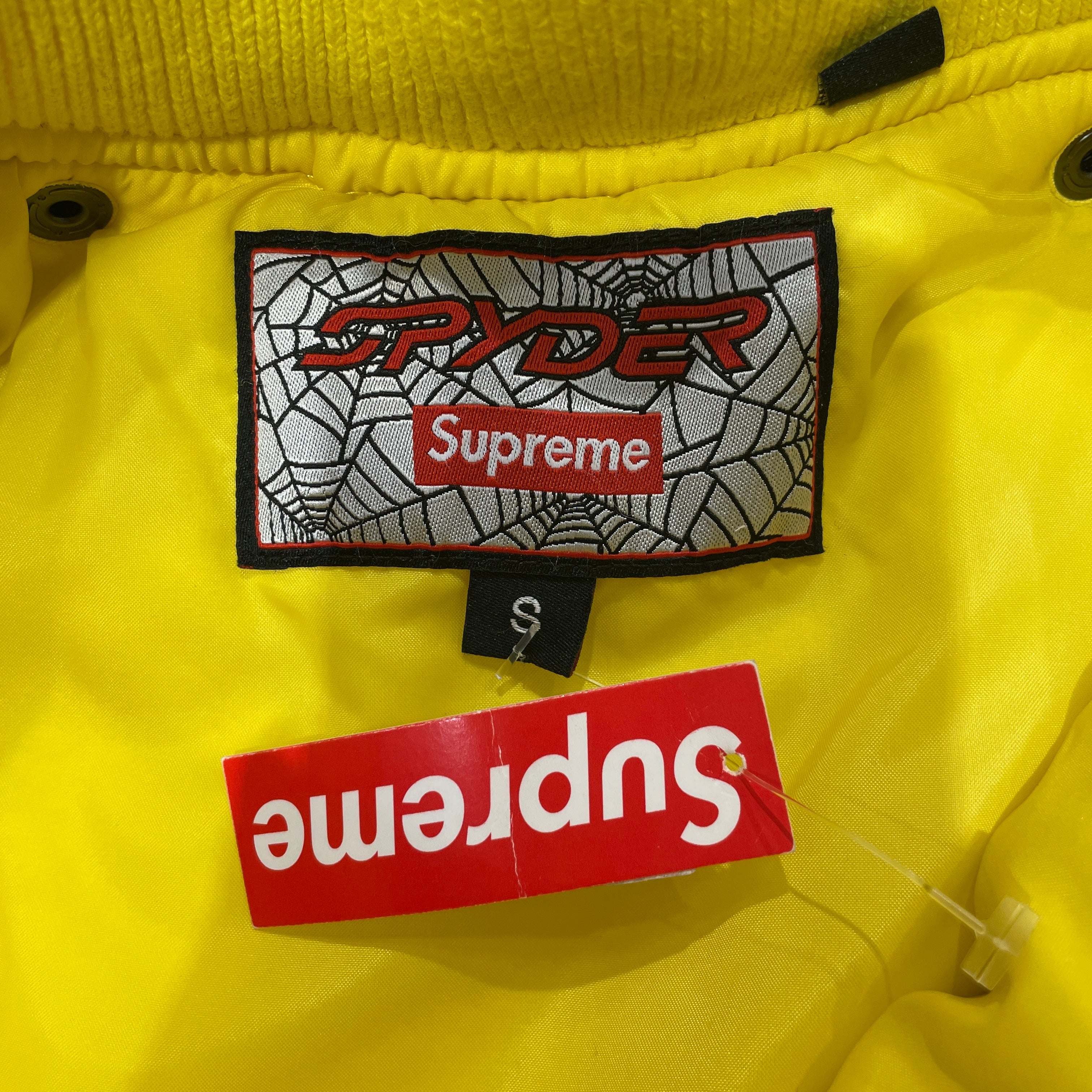 Supreme/SPYDER/Puffer Jkt/S/Nylon/YEL/technical jacket FW24 view 3