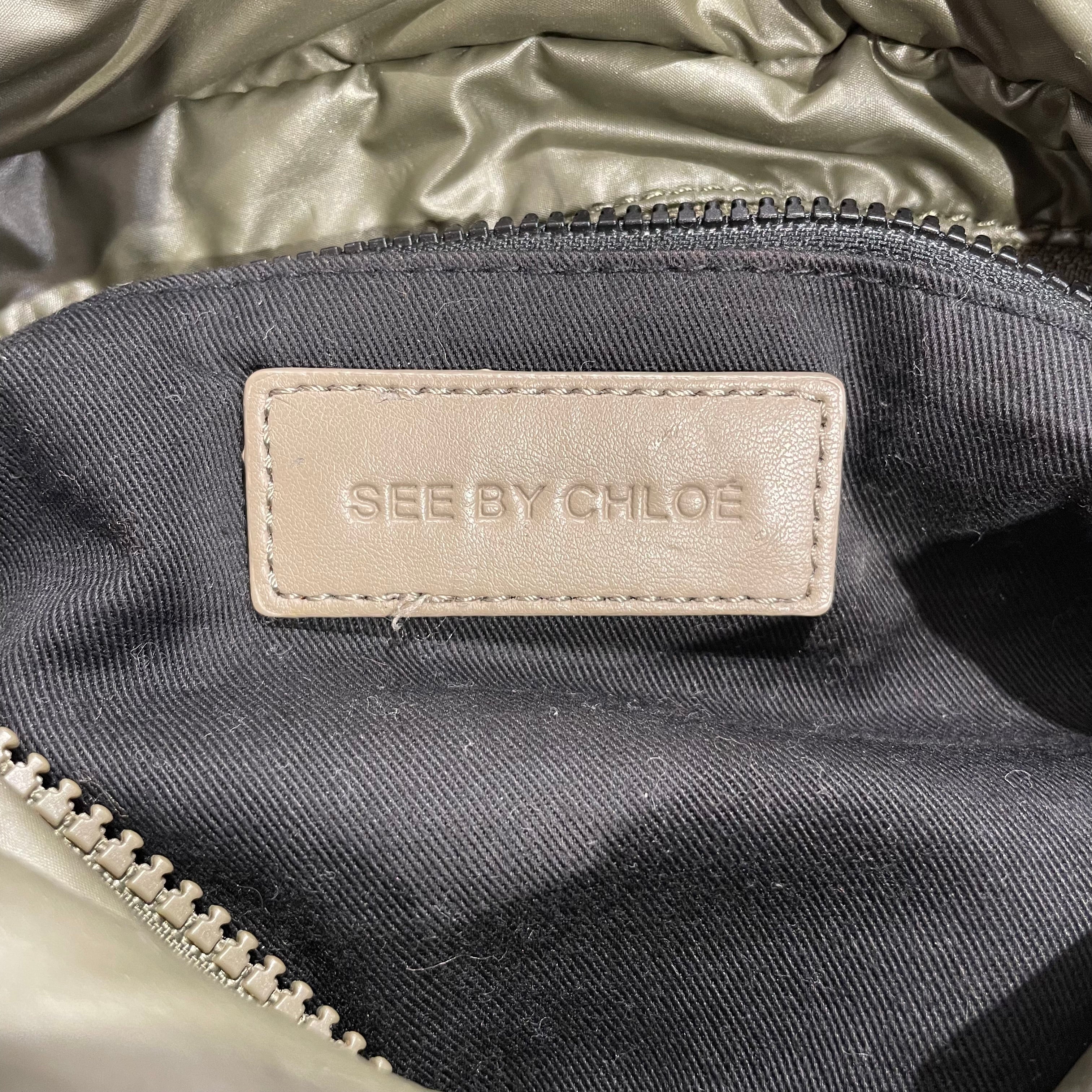 SEE BY CHLOE/Tote Bag/Leather/KHK/joy rider tote view 3