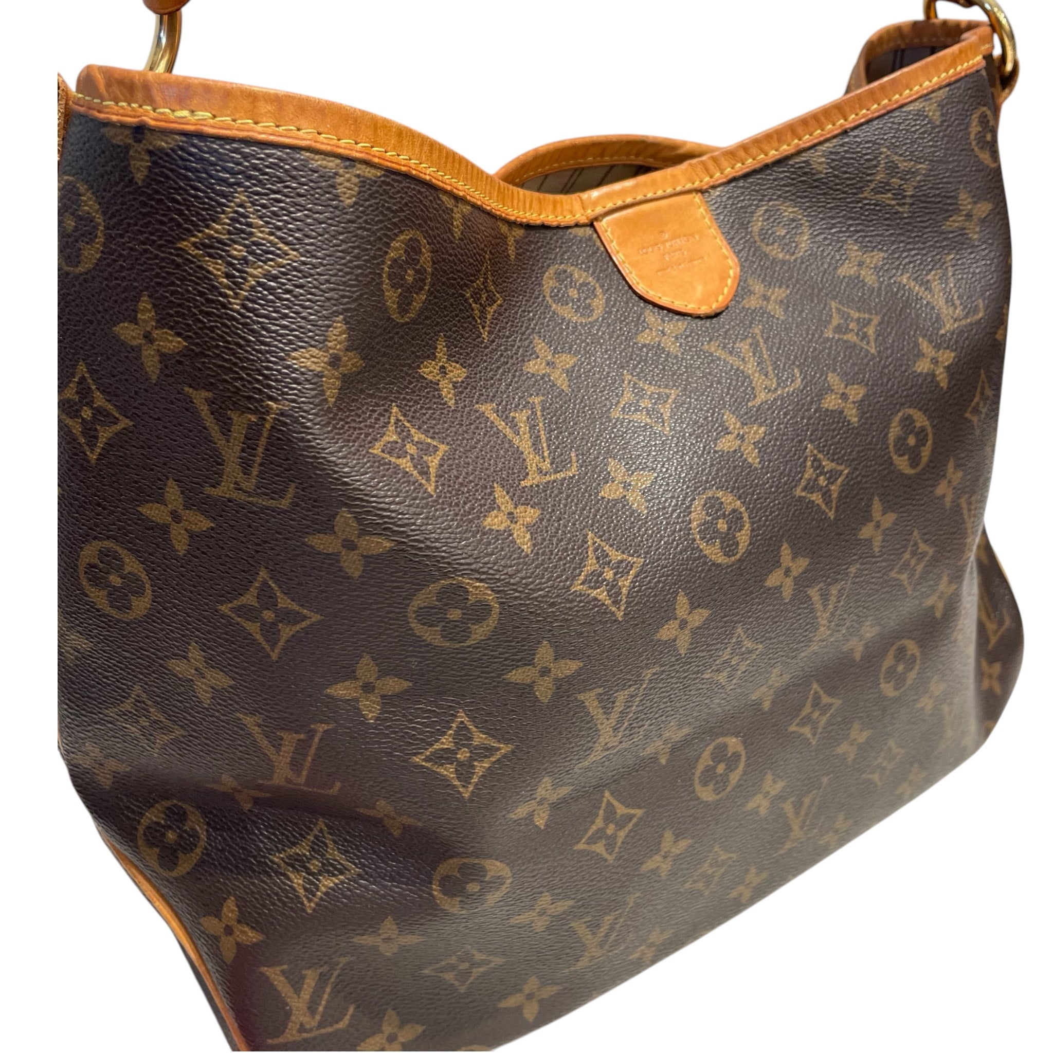 LOUIS VUITTON/Tote Bag/Leather/BRW/Delightful MM view 6