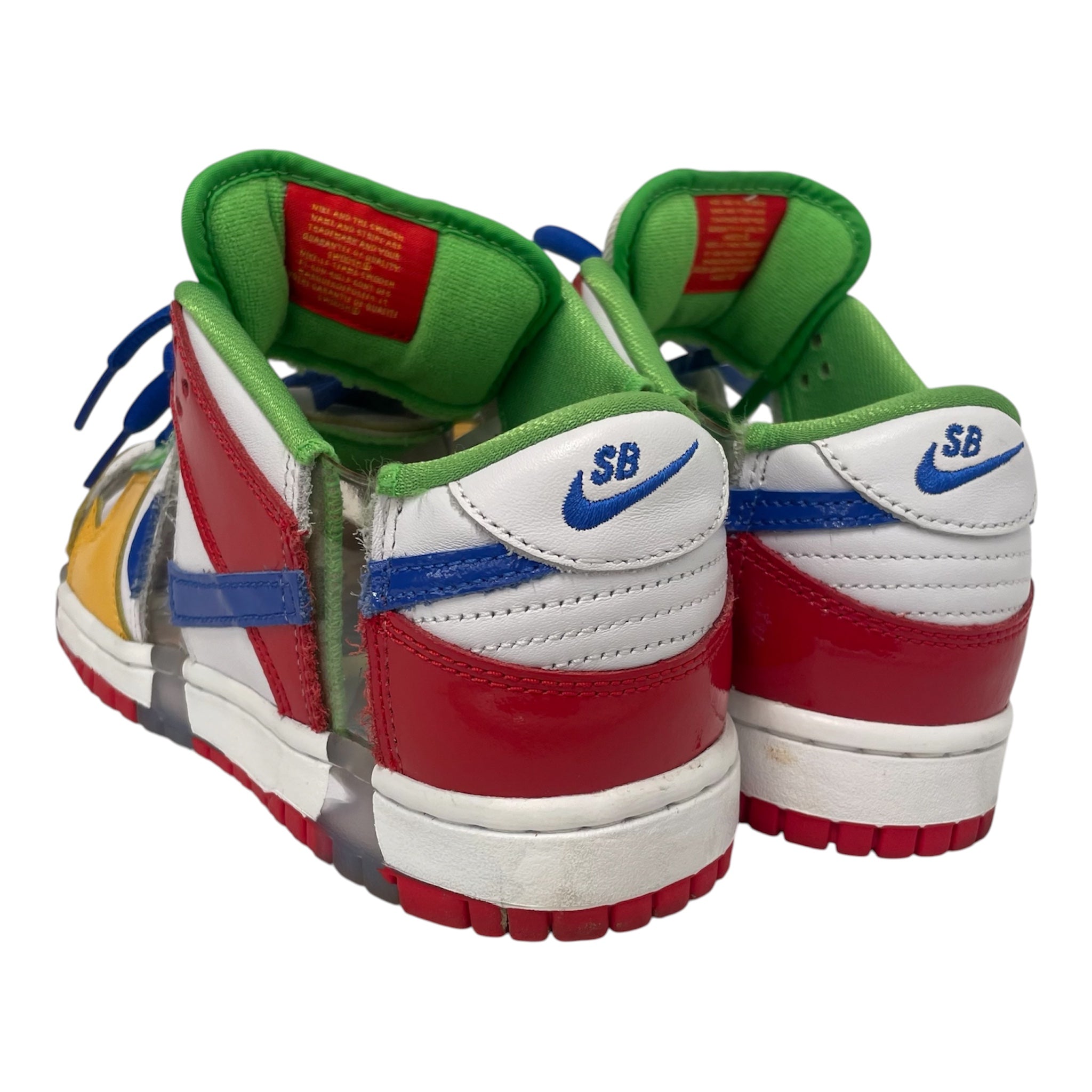 NIKE SB/Low-Sneakers/US 7/Stripe/WHT/SB DUNK LOW SANDY BODECKER view 3