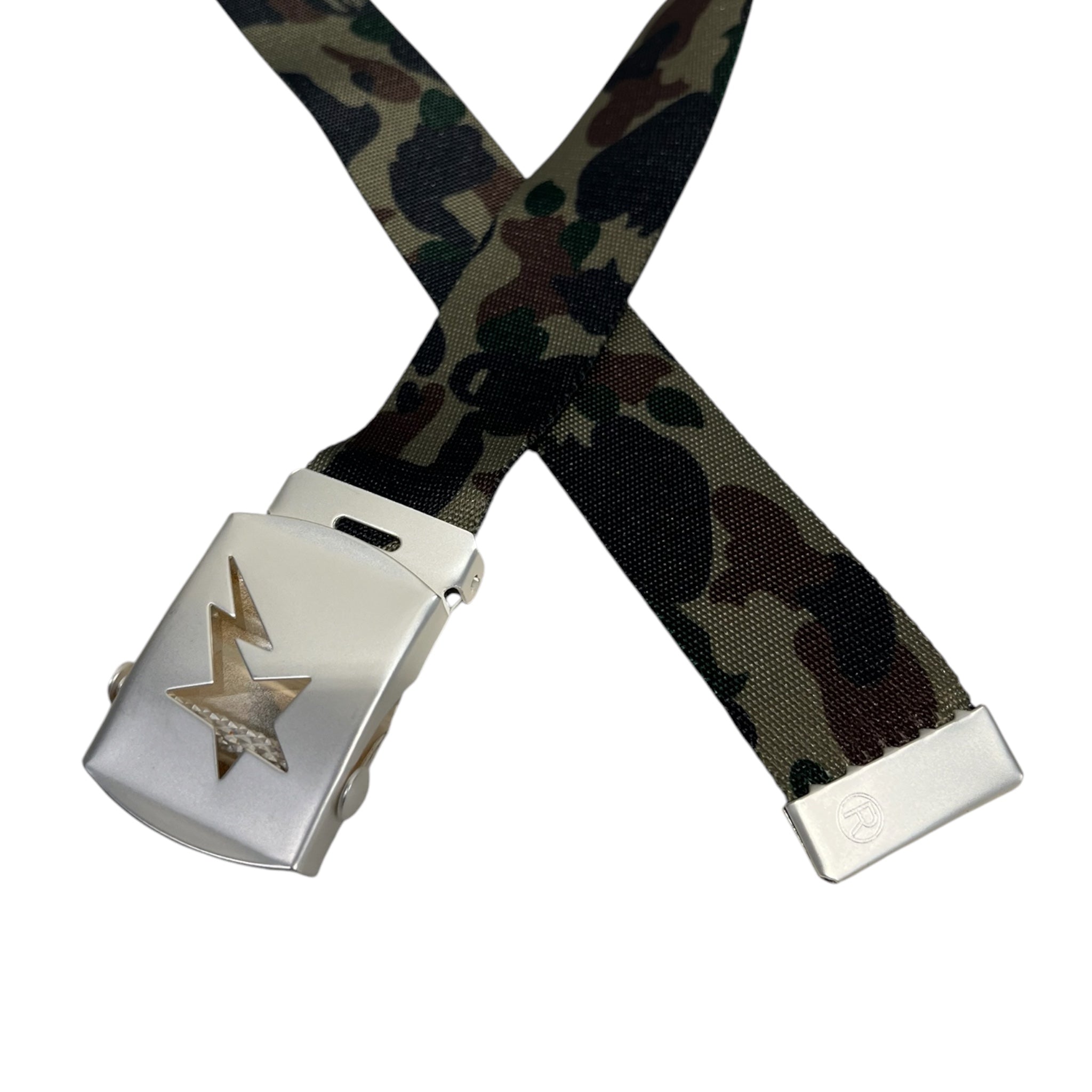 A BATHING APE/Belt/Camouflage/Cotton/GRN/BAPESTA STAR BELT view 2