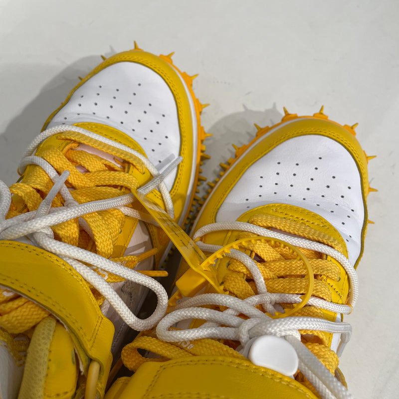 OFF-WHITEx Nike/Air Force 1 Mid SP Varsity Maize Sneakers/US 8