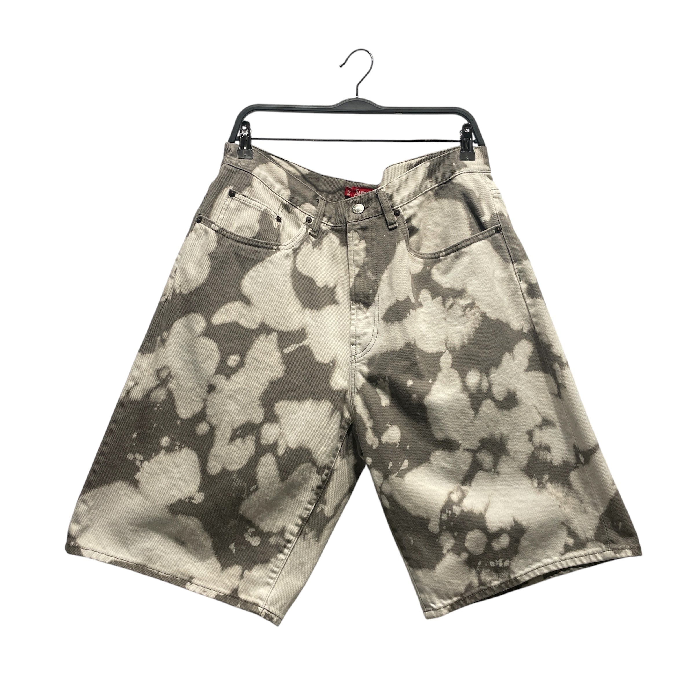 Supreme/Shorts/34/Denim/GRY/Camouflage/Baggy Denim shorts view 1