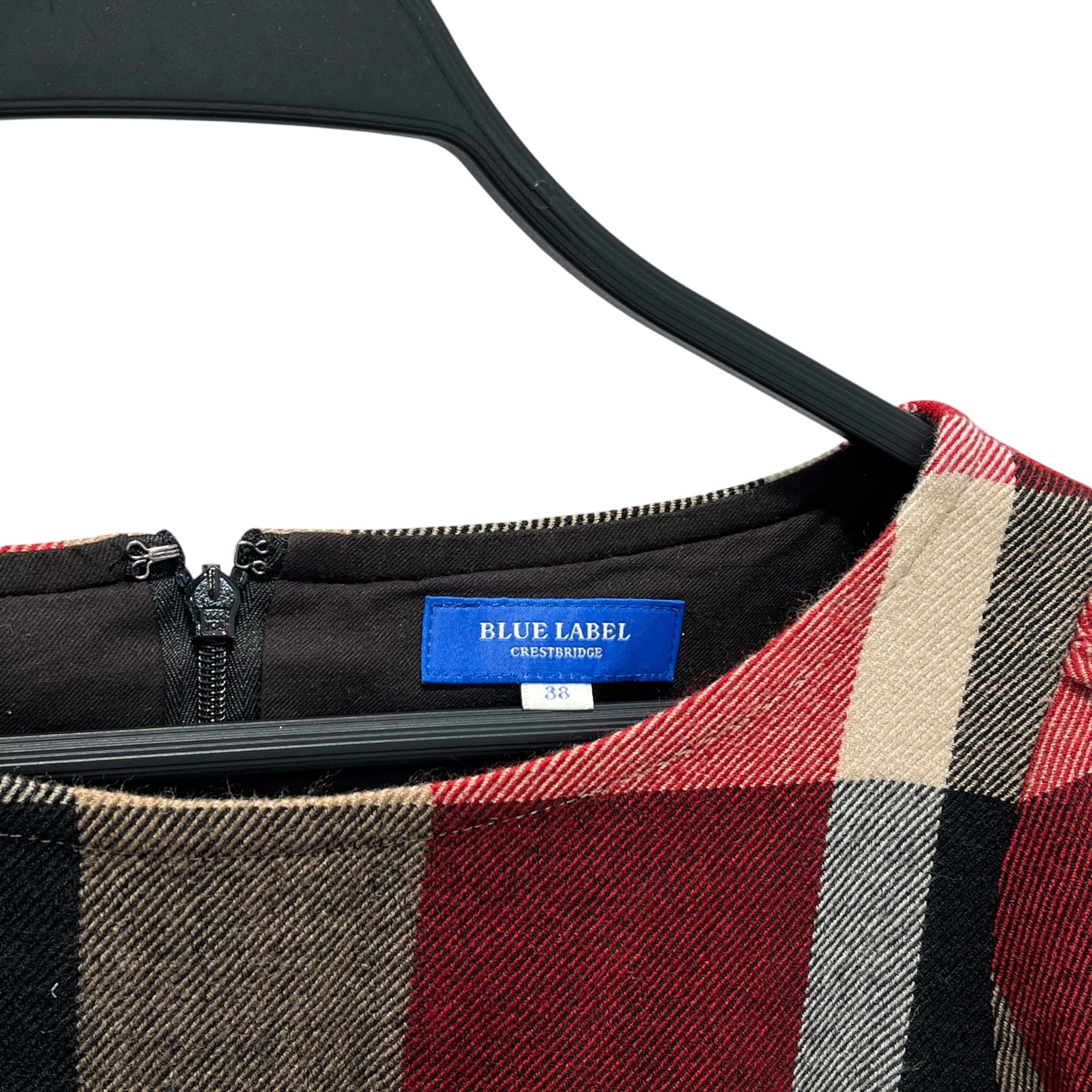 BLUE LABEL CRESTBRIDGE/Dress/M/Plaid/Cotton/MLT/RED PLAID CHECKER view 3