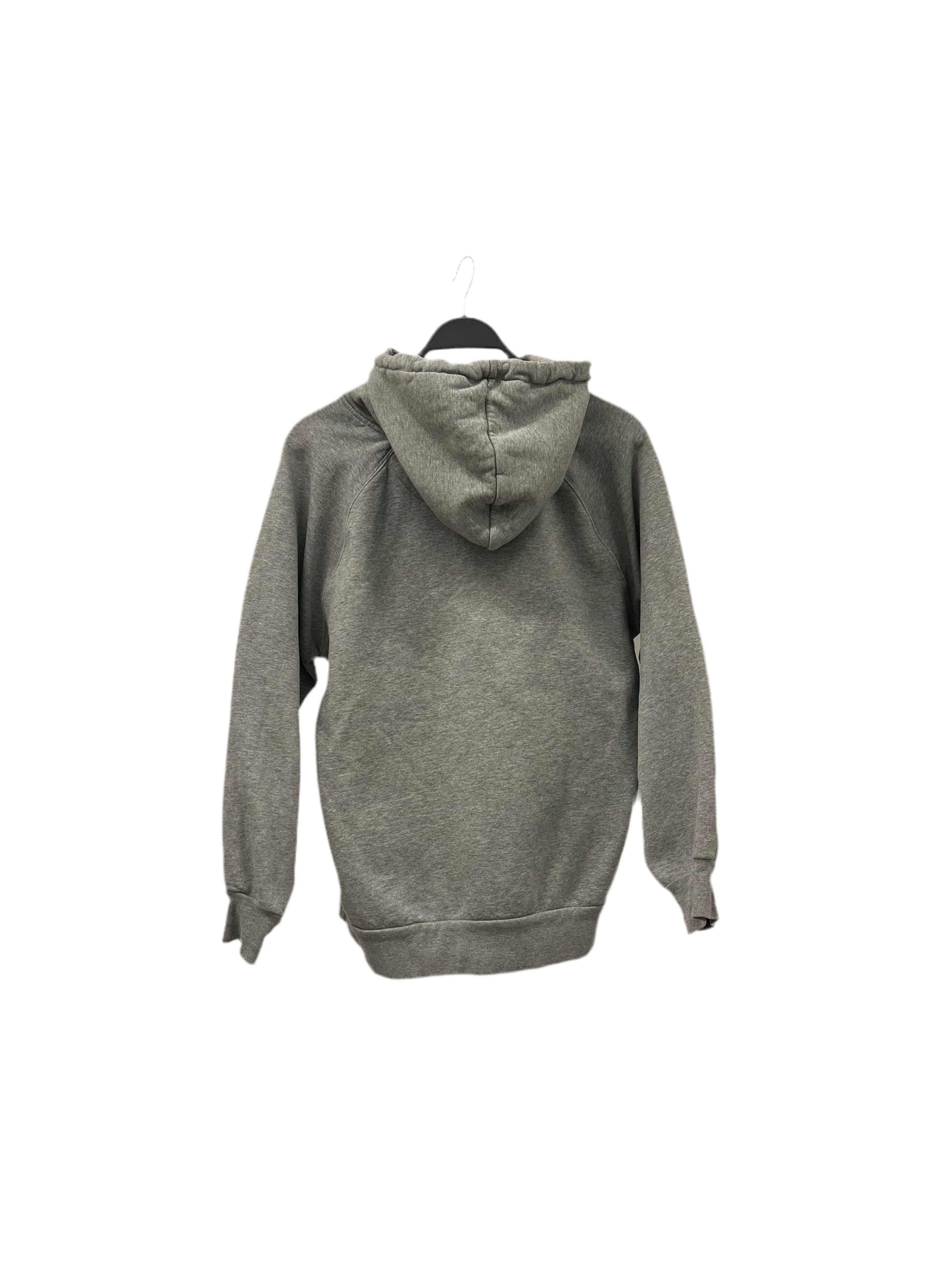 BURBERRY/Hoodie/M/Cotton/GRY/EMBROIDERED LOGO FRONT view 2