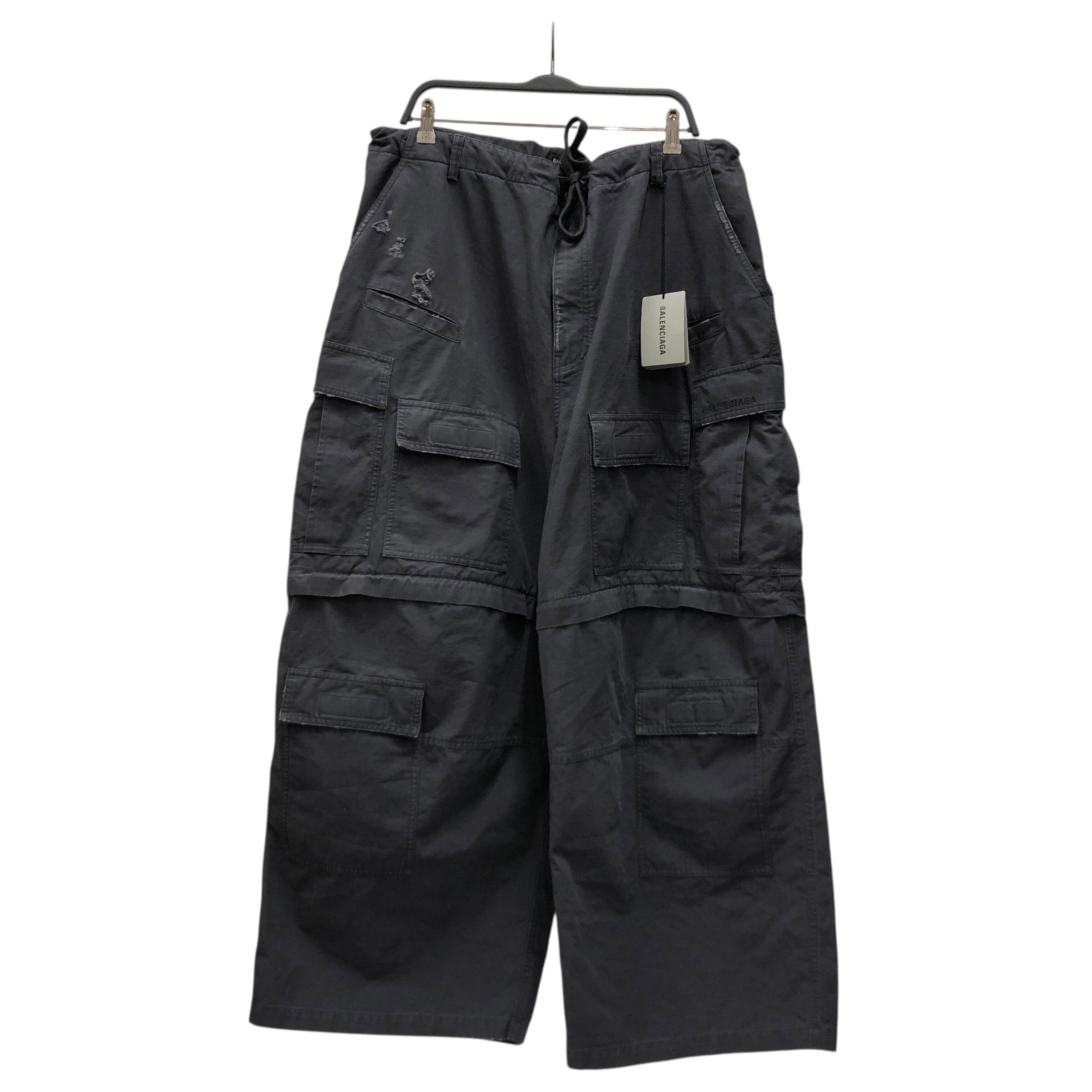 BALENCIAGA/Cargo Pants/L/Cotton/GRY/ view 1