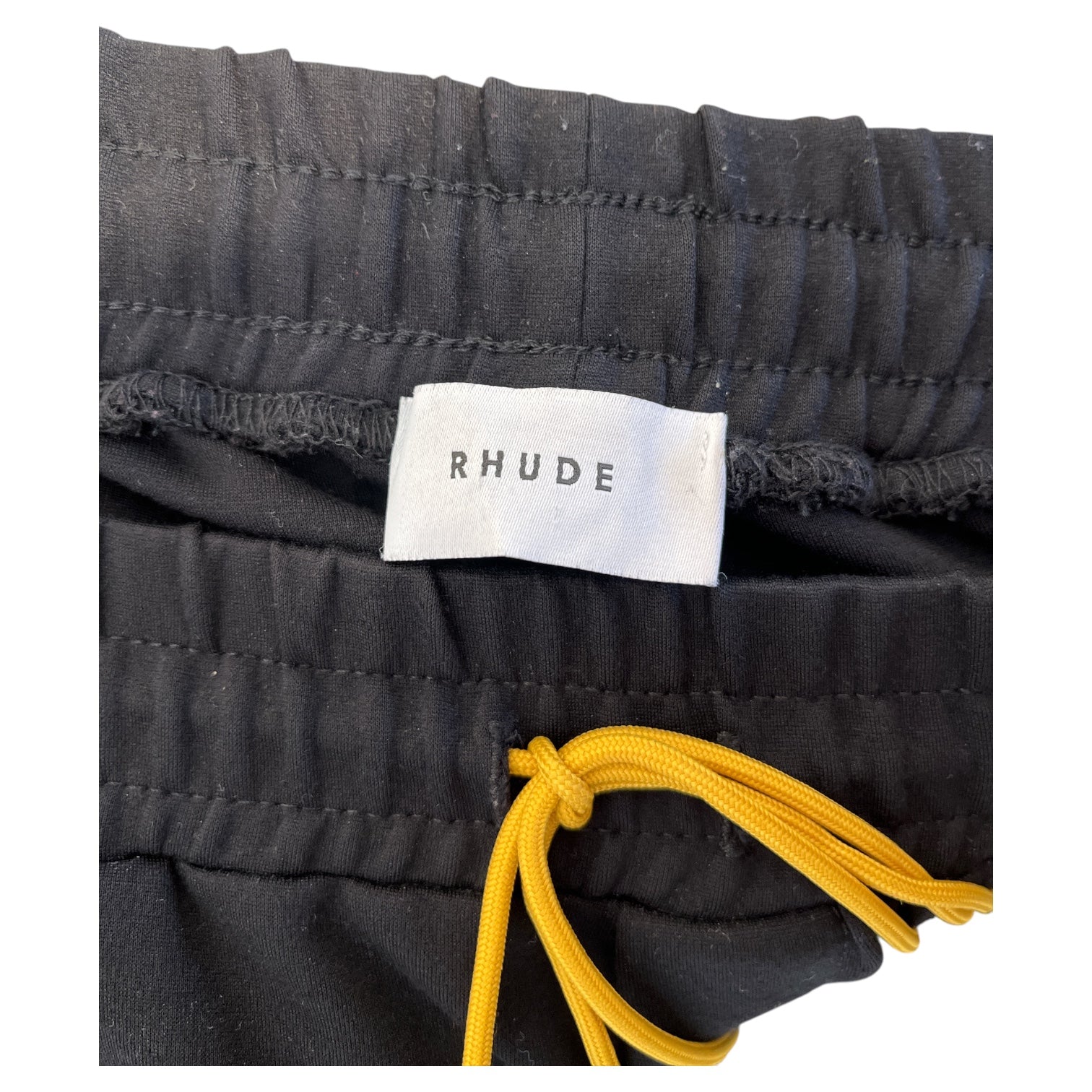 RHUDE/Pants/L/Rayon/BLK/Green stripe Track Pants view 3