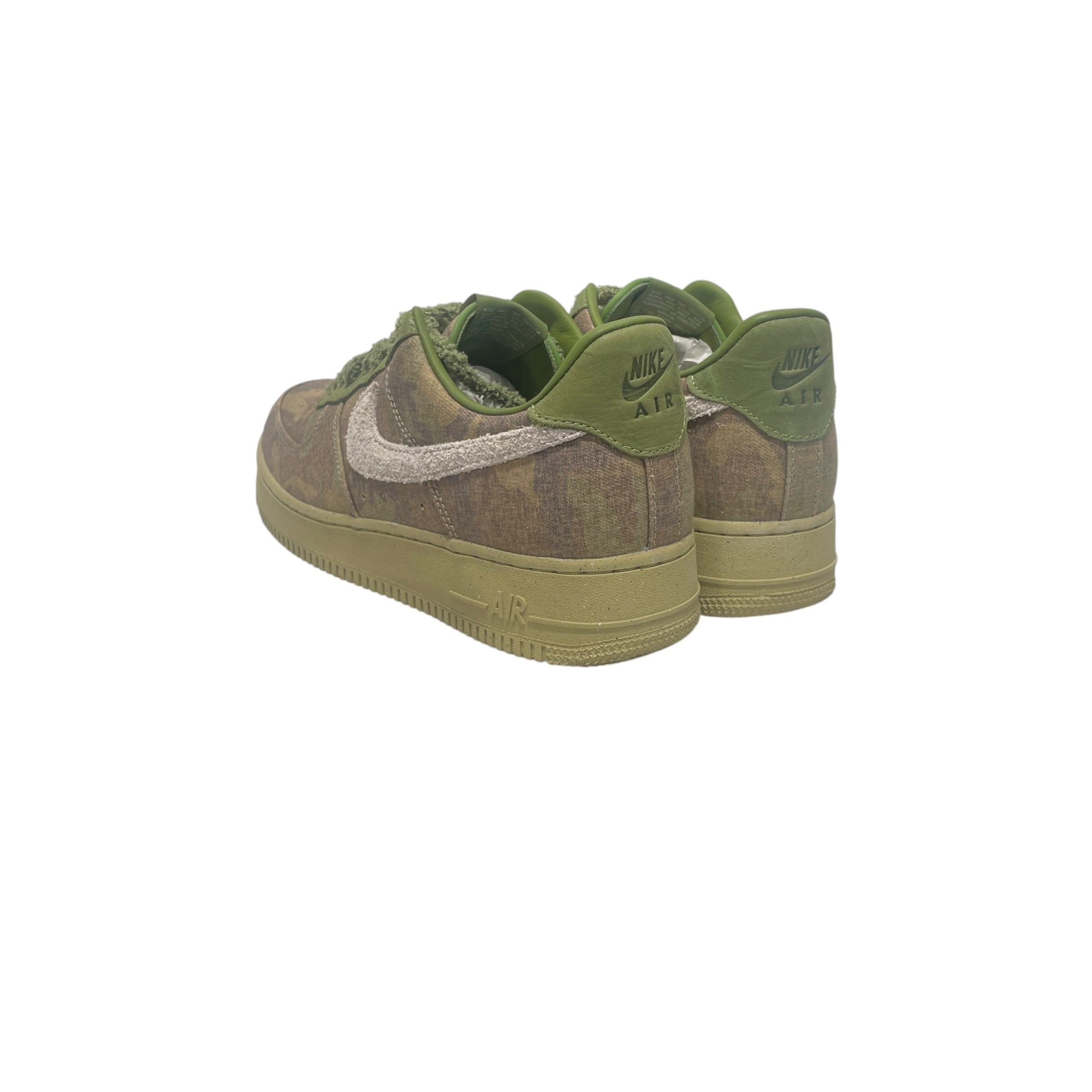 NIKE/Low-Sneakers/US 10.5/Cotton/GRN/air force wheatgrass view 2