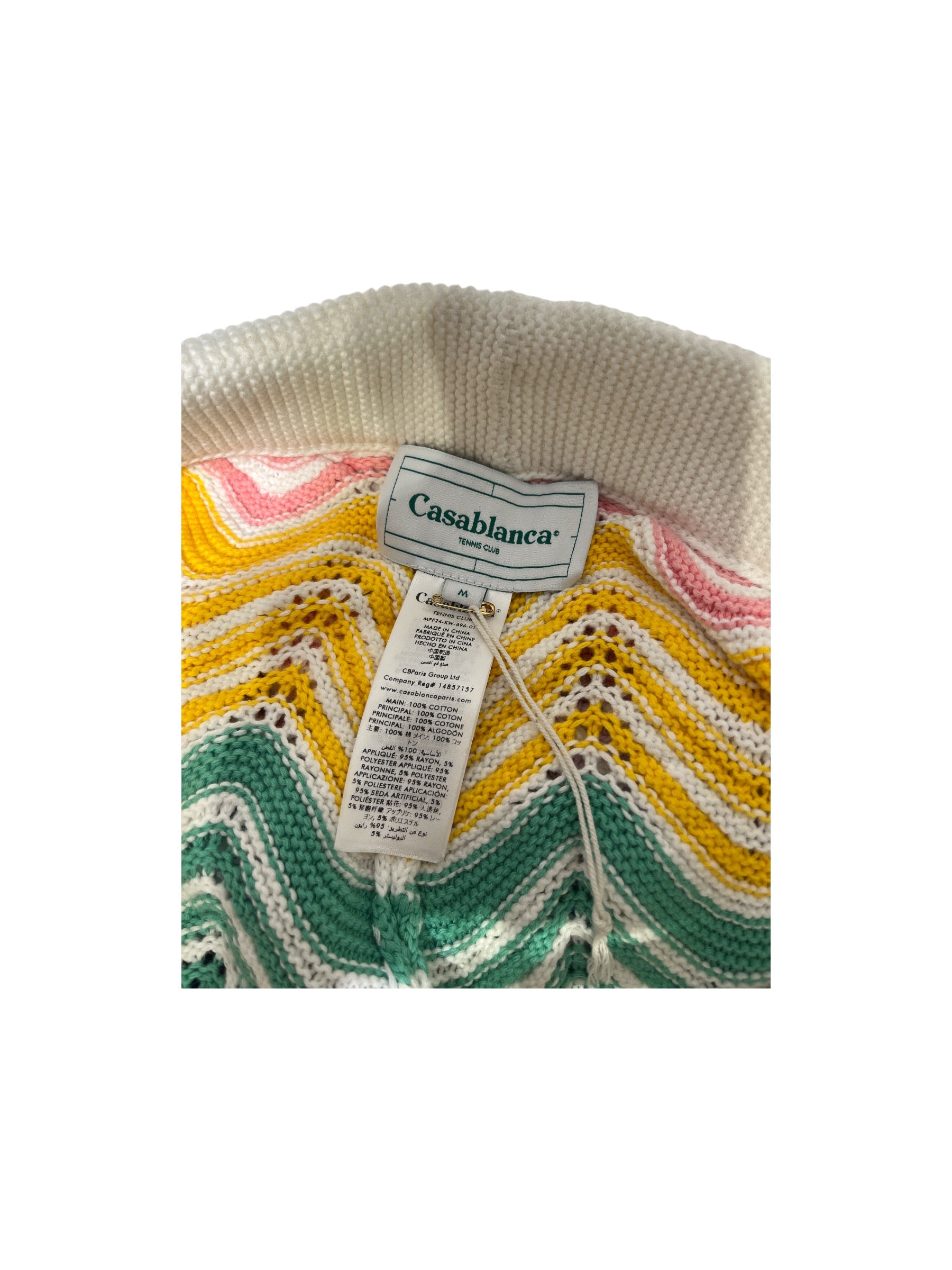 CASABLANCA/Shorts/M/Cotton/MLT/Stripe/KNIT GRAIDIENT WAVE SHORTS view 3