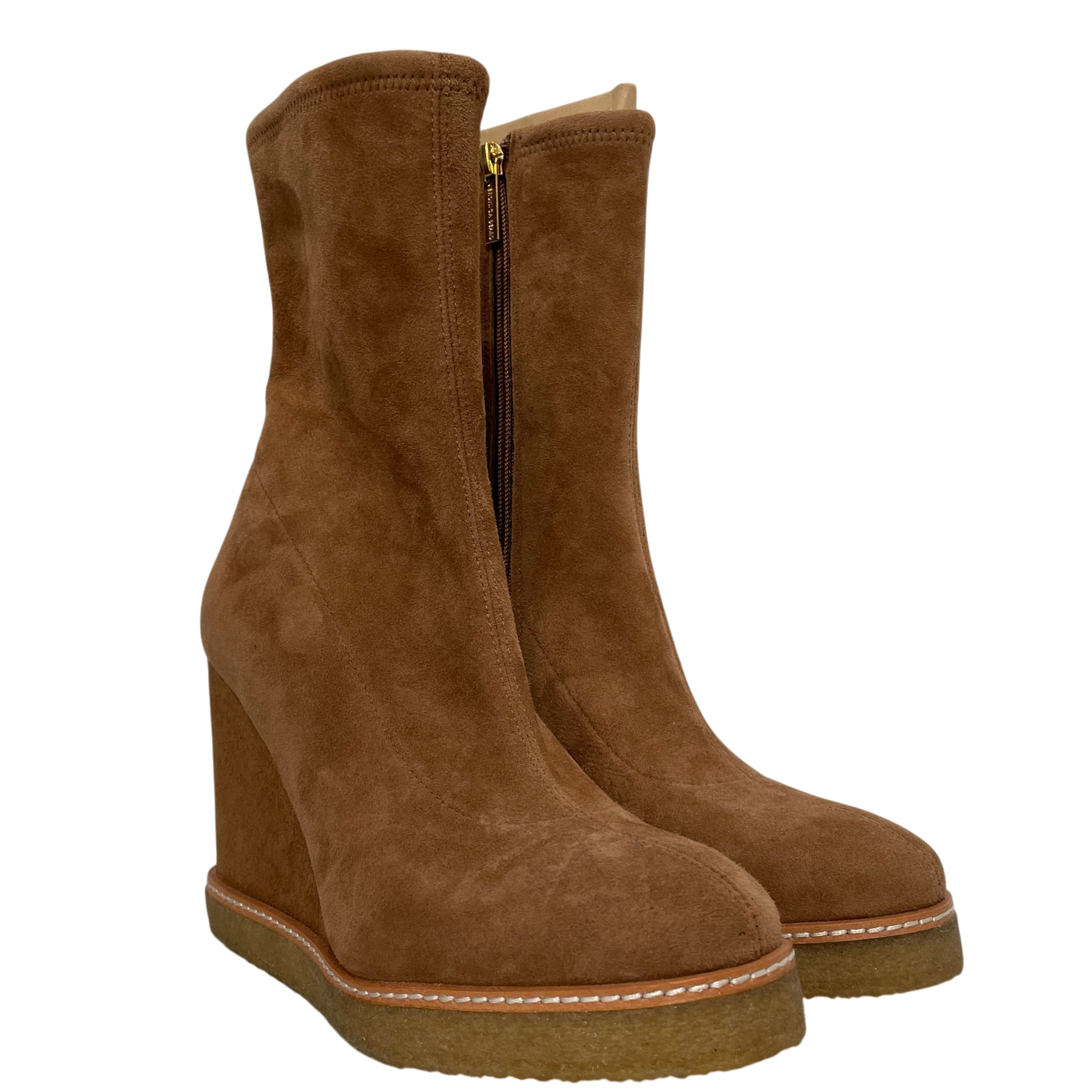 VERONICA BEARD/Boots/US 8/Suede/CML/Suede Arlo Boots view 1