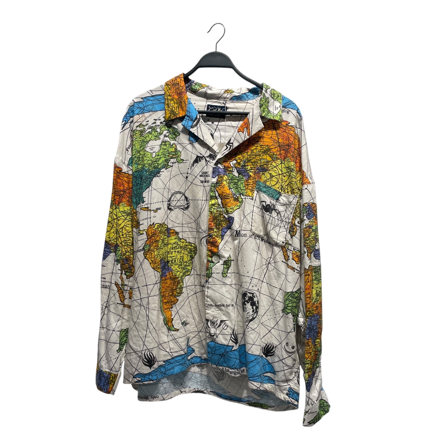 SAINT MICHAEL/LS Shirt/XL/Cotton/MLT/All Over Print/DR WOO view 1