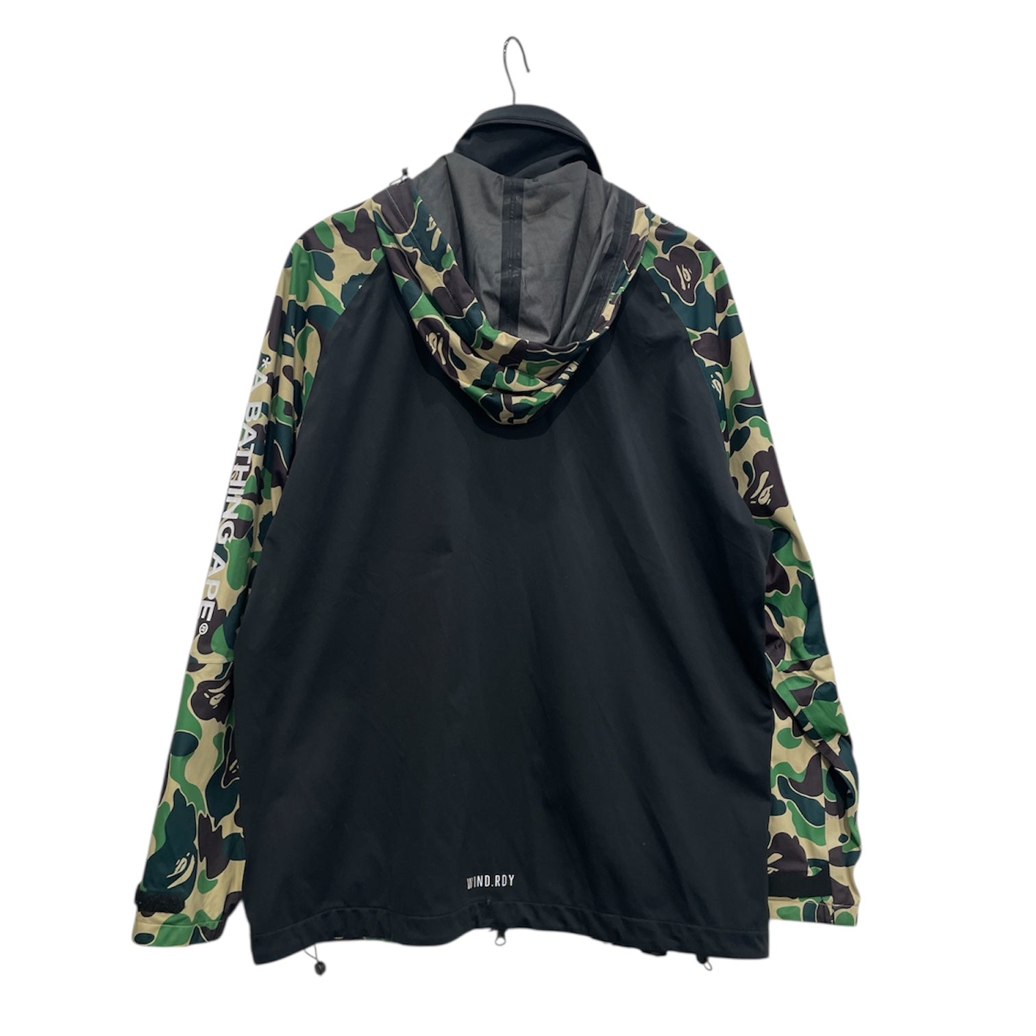 A BATHING APE/adidas/Windbreaker/L/Polyester/GRN/Camouflage/GOLF ABC CAMO JACKET view 2