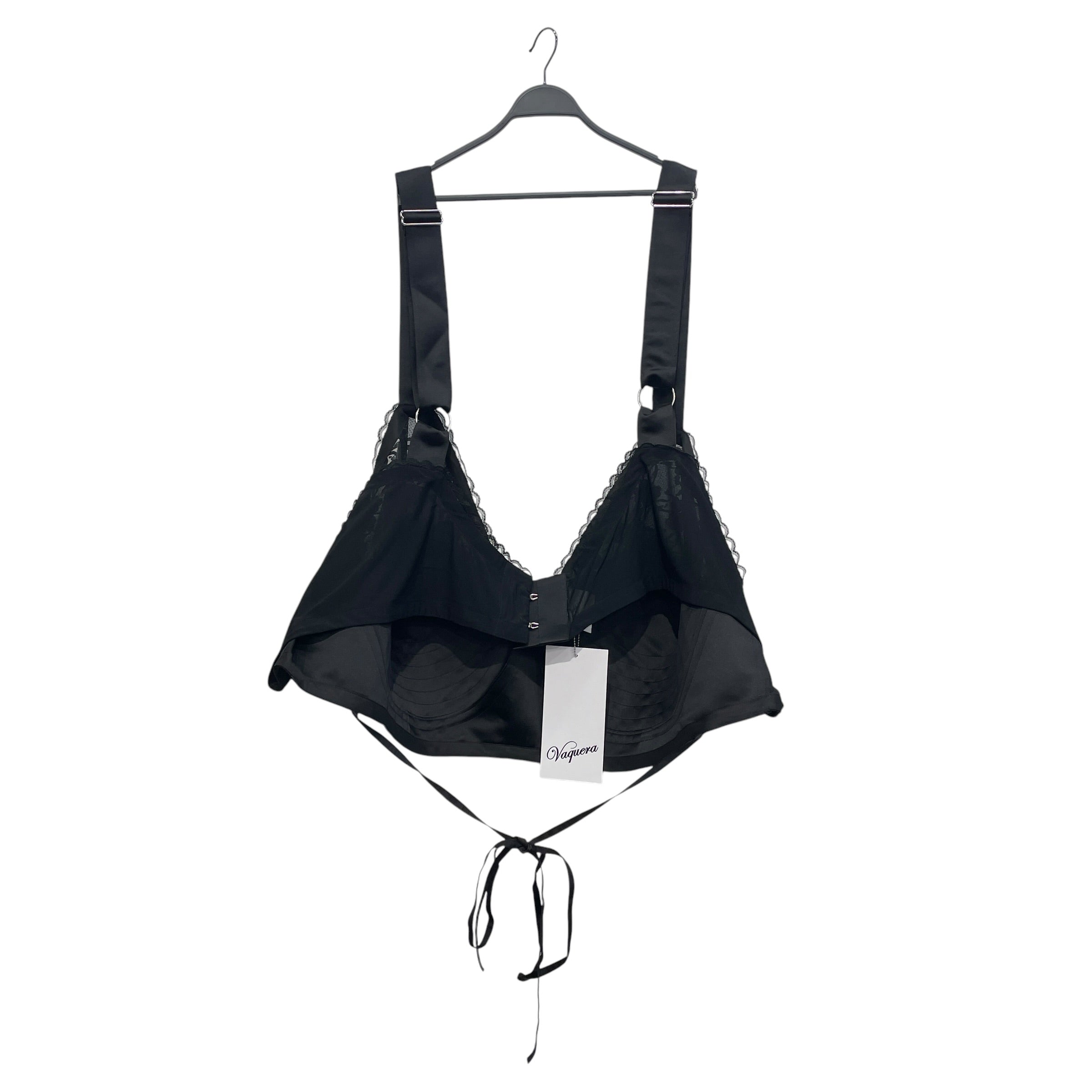 Vaquera/Shirt/Polyester/BLK/giant lace bra view 2