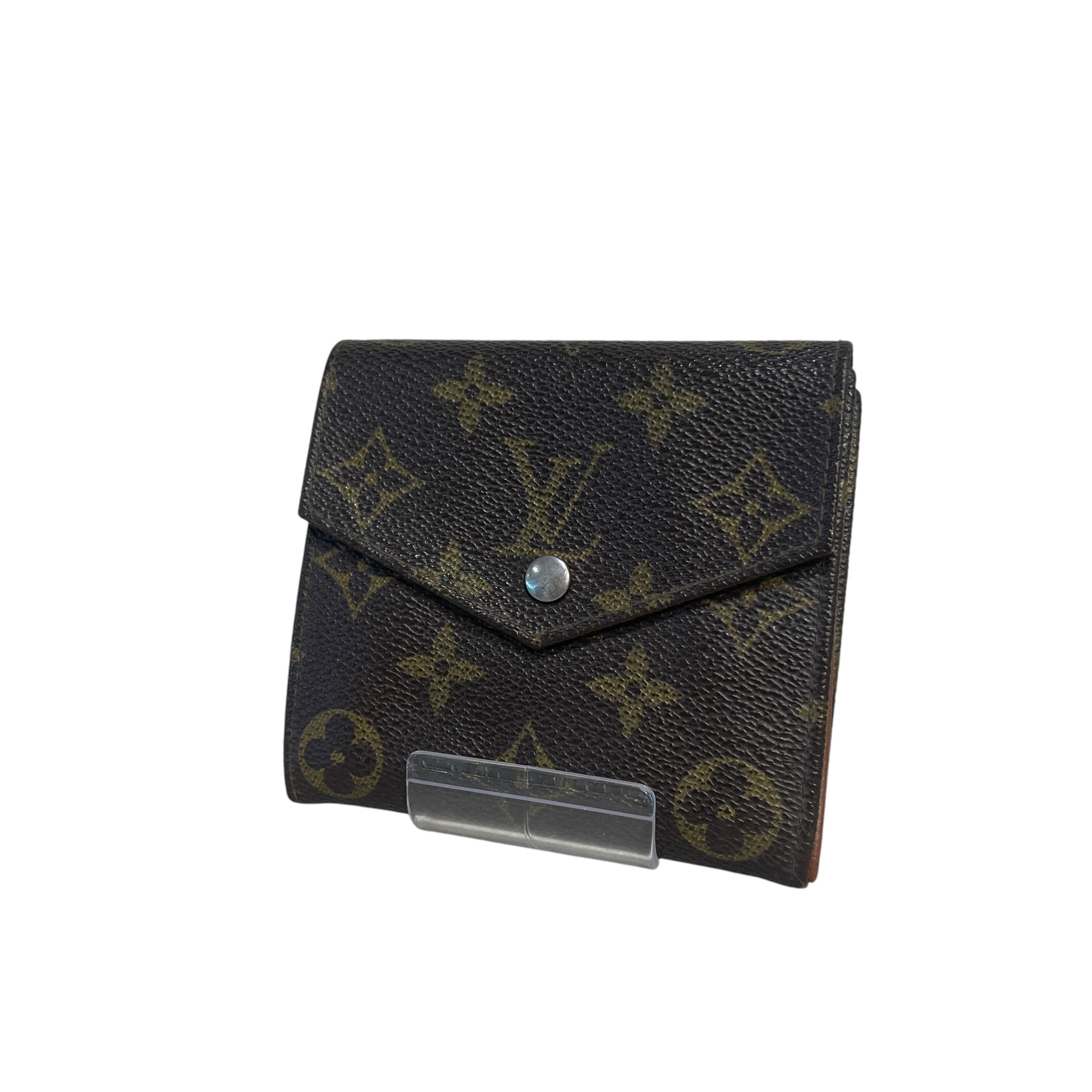 LOUIS VUITTON/Wallet/Monogram/Leather/BRW/L's/Elise Tri FOld view 1