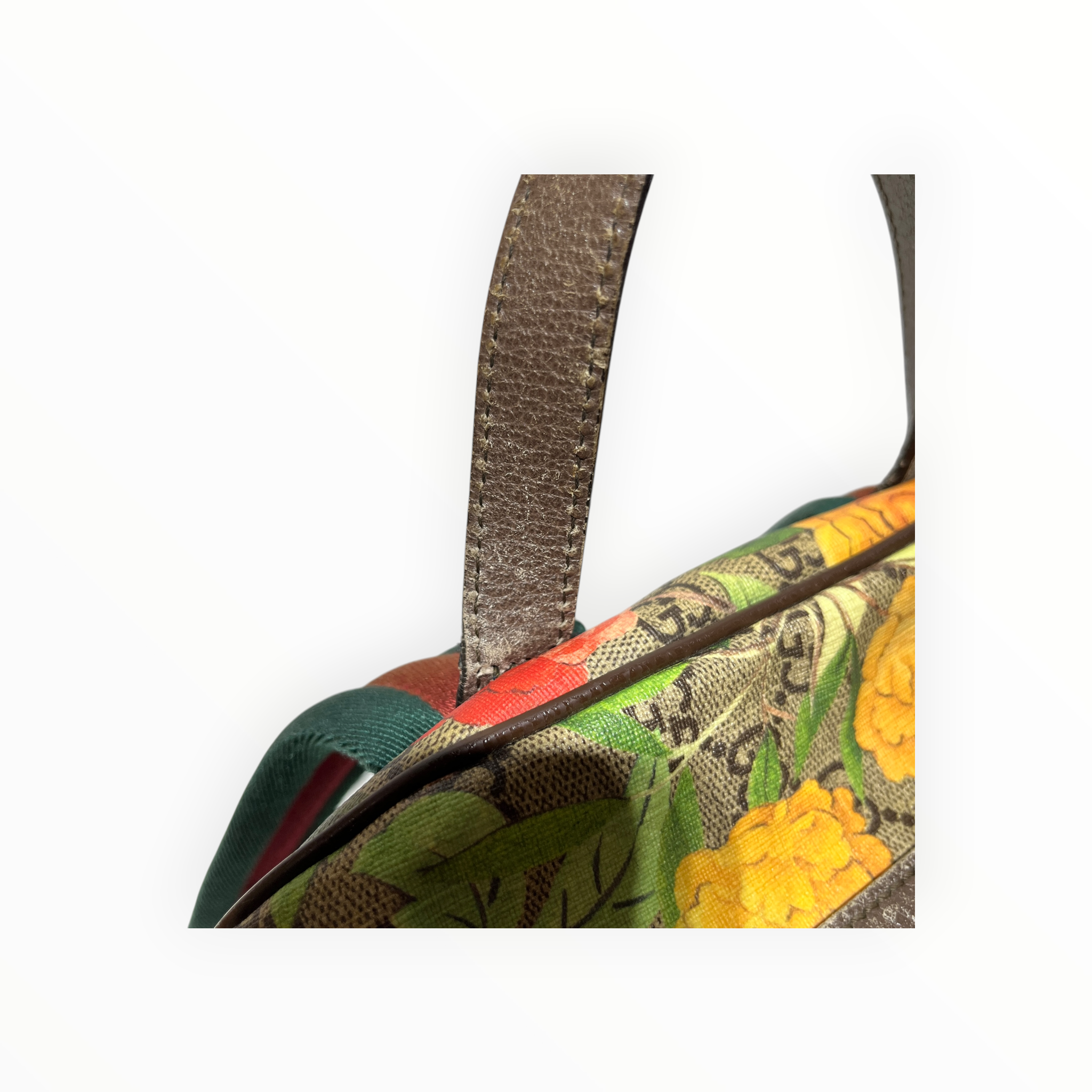 GUCCI/Backpack/Monogram/Leather/BRW/GG Supreme Tian Print Backpack view 9