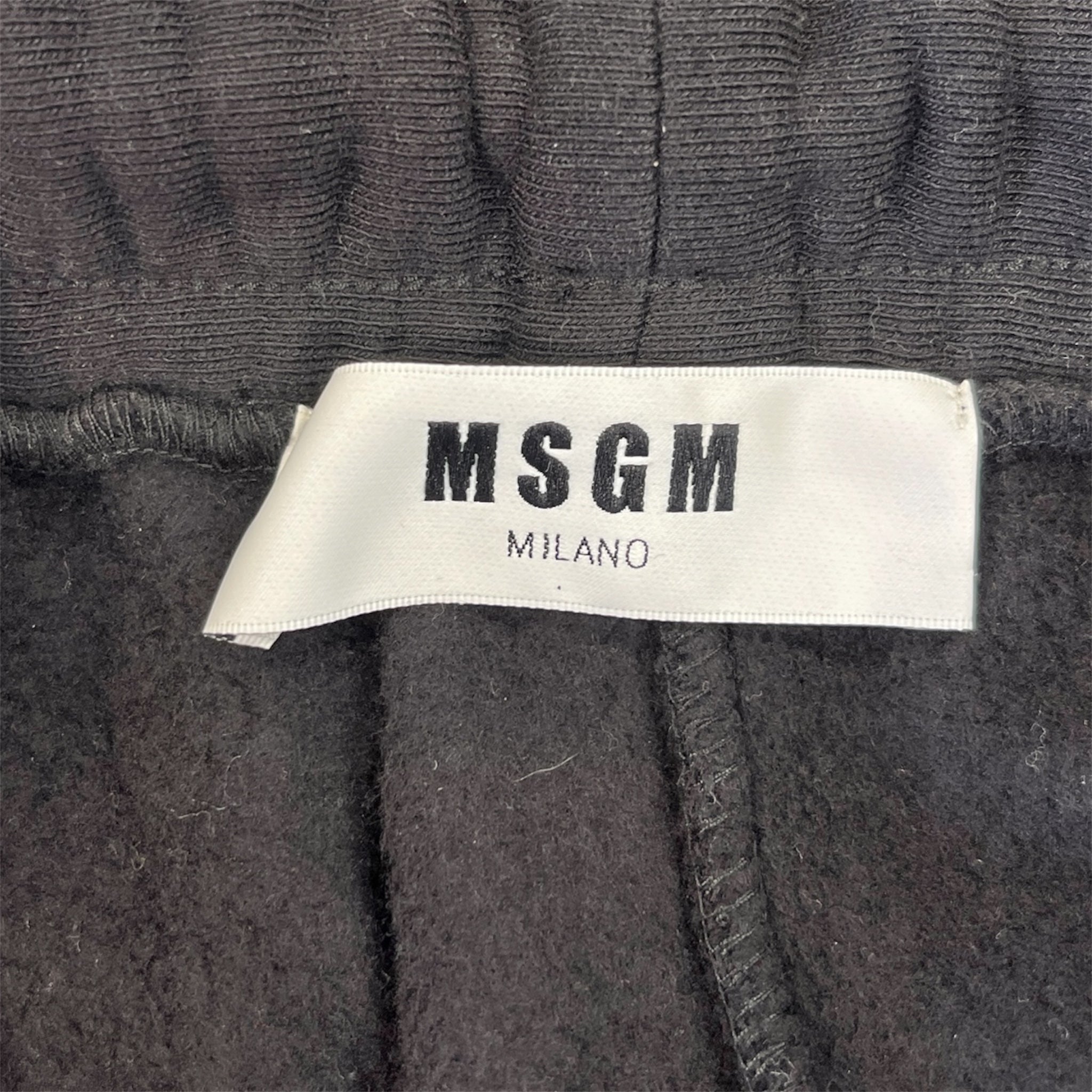 MSGM/Jumpsuits/XL/Cotton/BLK/Joggers/RED/WHITE STRIPE view 3