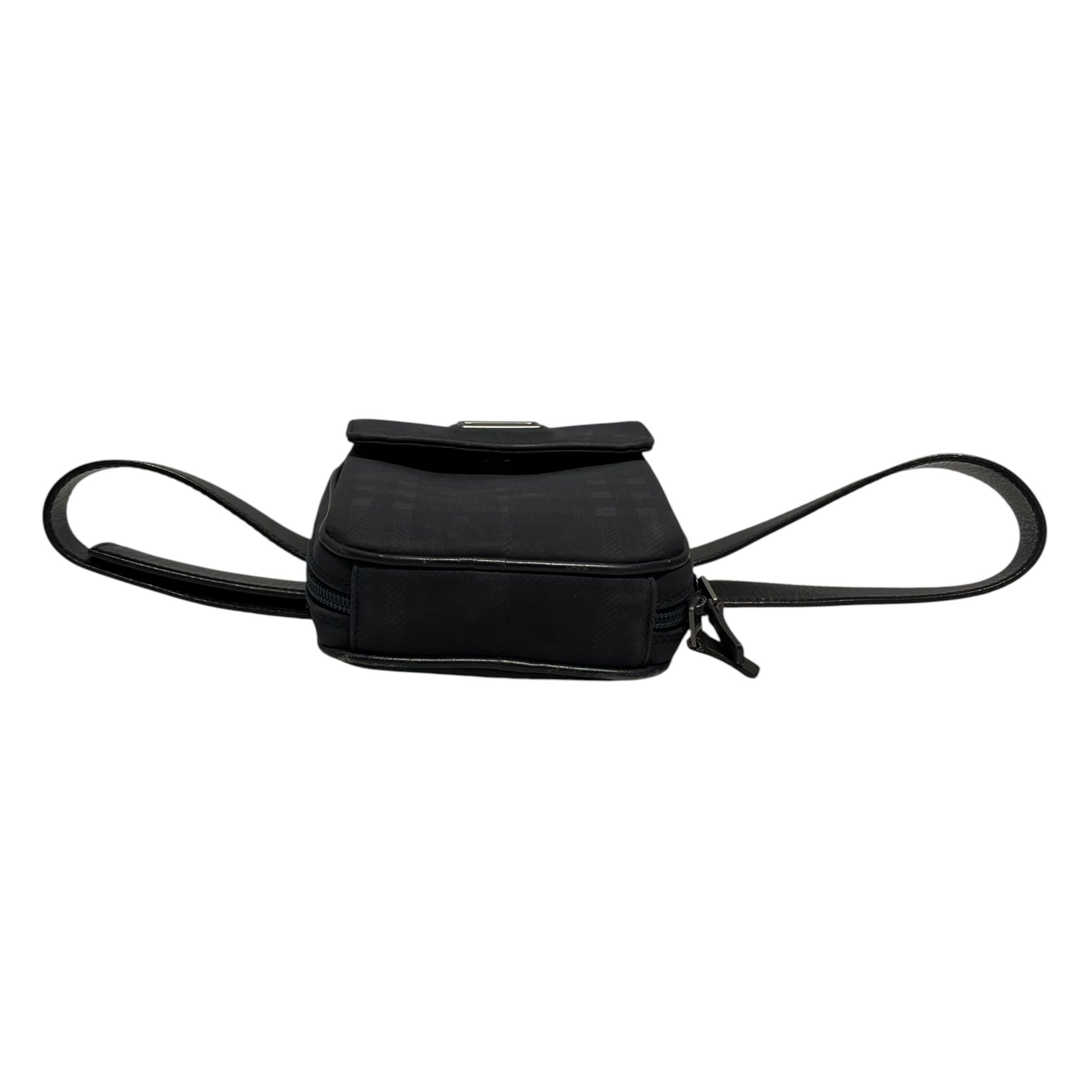 BURBERRY/Cross Body Bag/Tartan/NVY/crossbody mini view 3