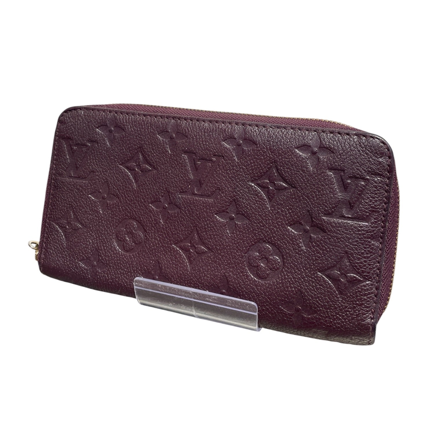 LOUIS VUITTON/Long Wallet/Leather/PPL/L's/Purple Empreinte Zippy Wallet view 1