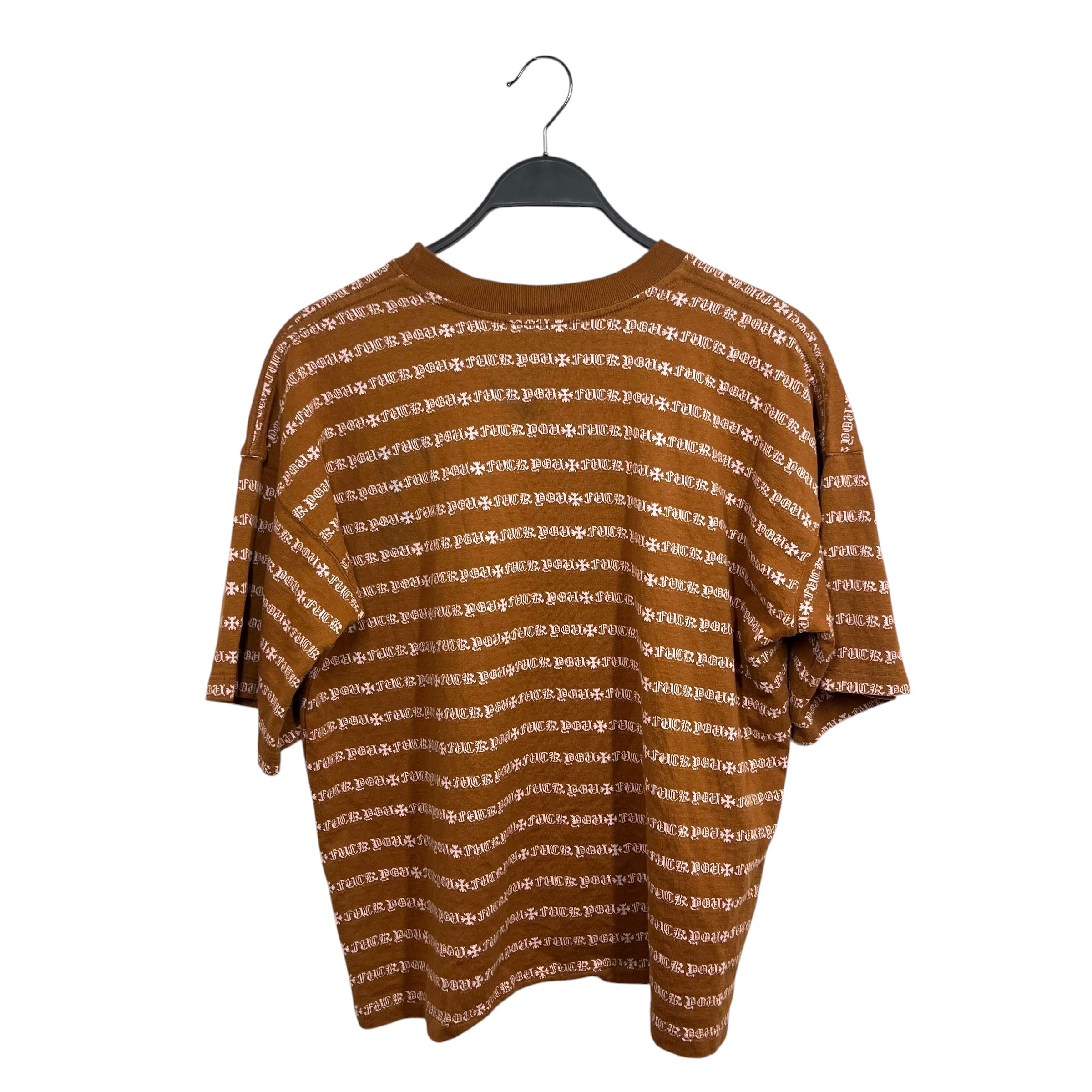 CHROME HEARTS/T-Shirt/S/Cotton/KHK/knitted chrome view 2