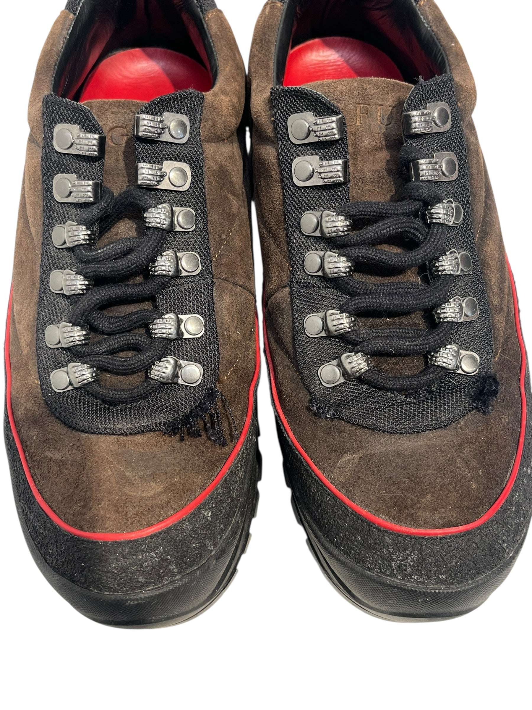 FUGAZI/vibram/Shoes/US 8/Suede/BRW/RED LINING view 7