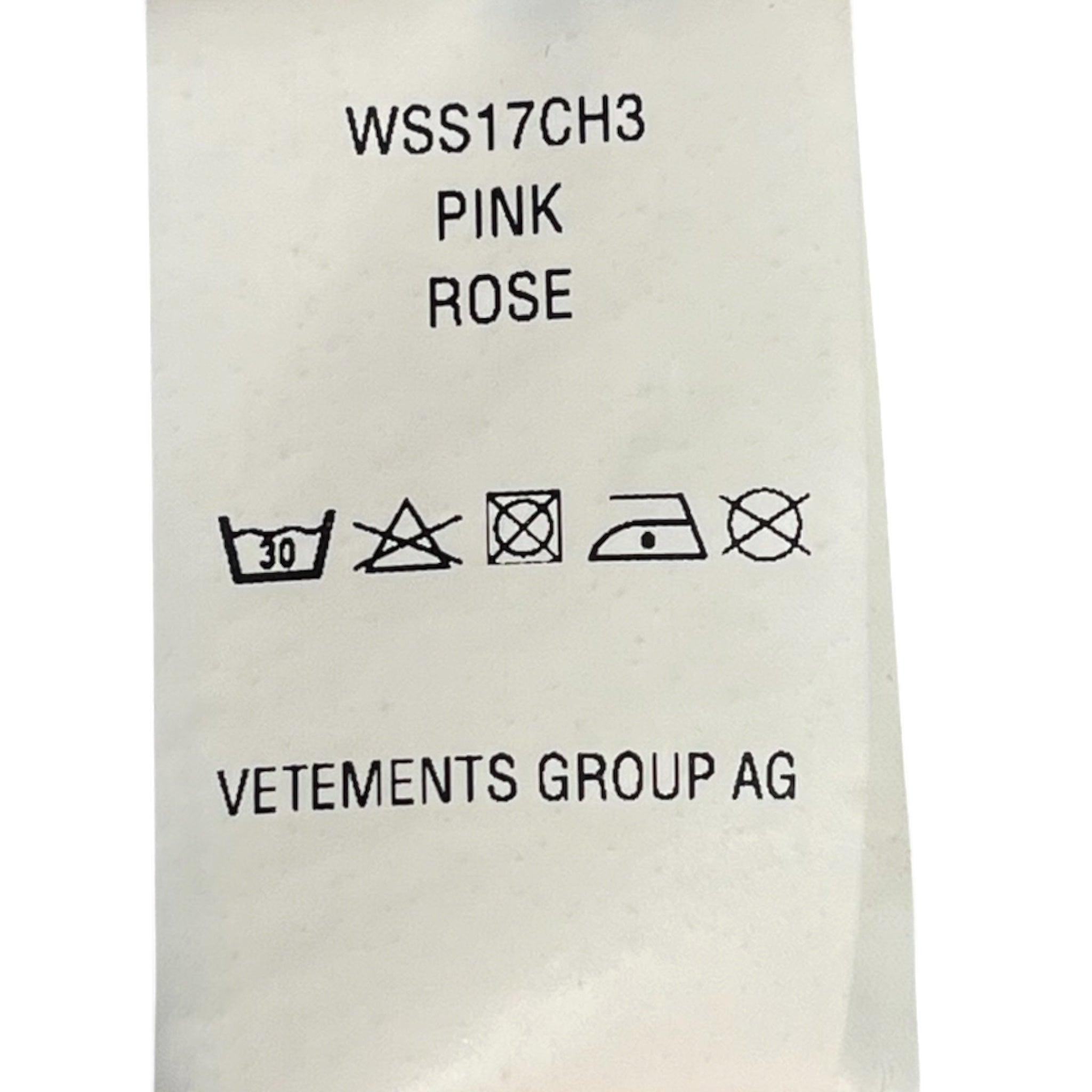 VETEMENTS/Hoodie/S/Cotton/PNK/champion cropped hoodie view 8