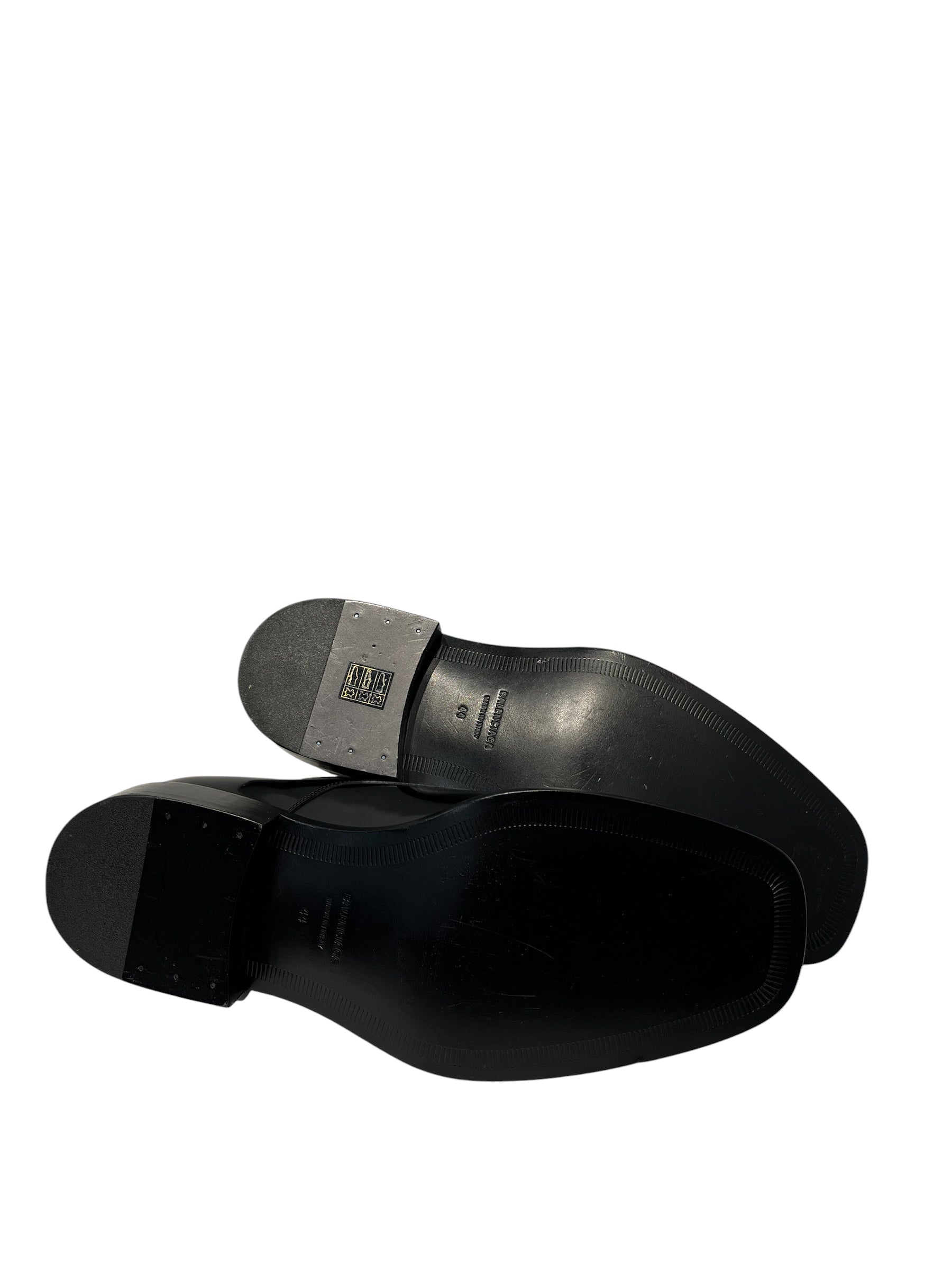BALENCIAGA/Loafers/EU 44/Leather/BLK/DERBY SQUARE-TOED view 3