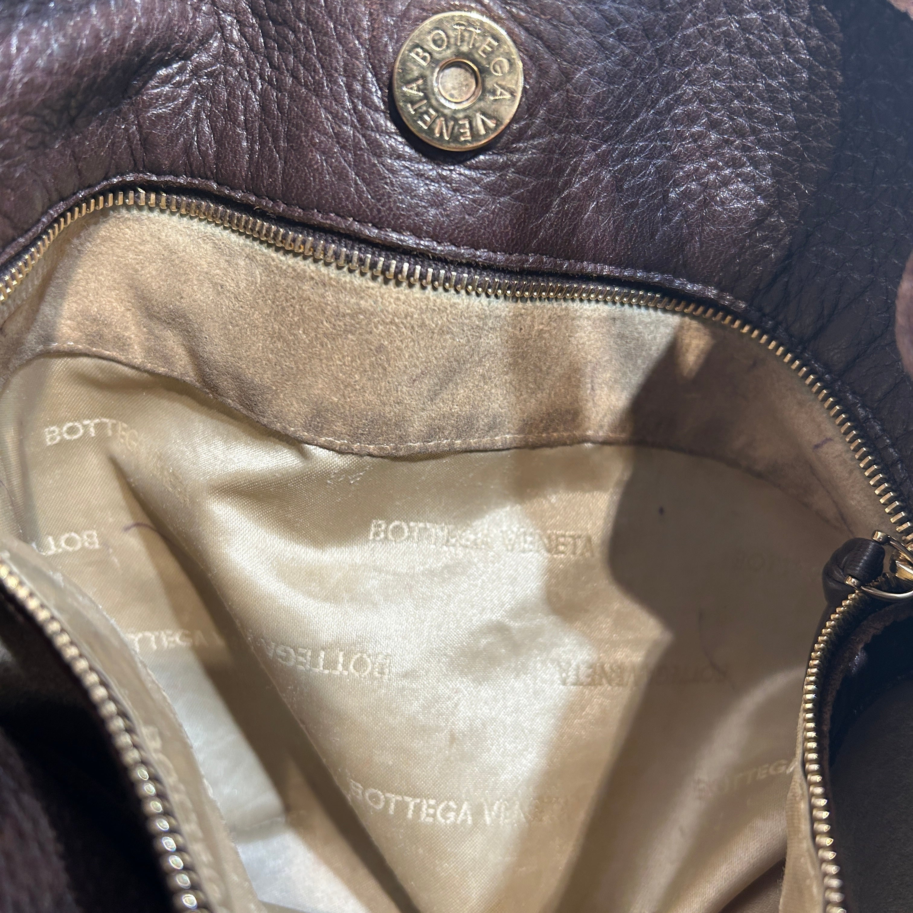 BOTTEGA VENETA/Tote Bag/Leather/BRW/trimmed hobo bag view 5