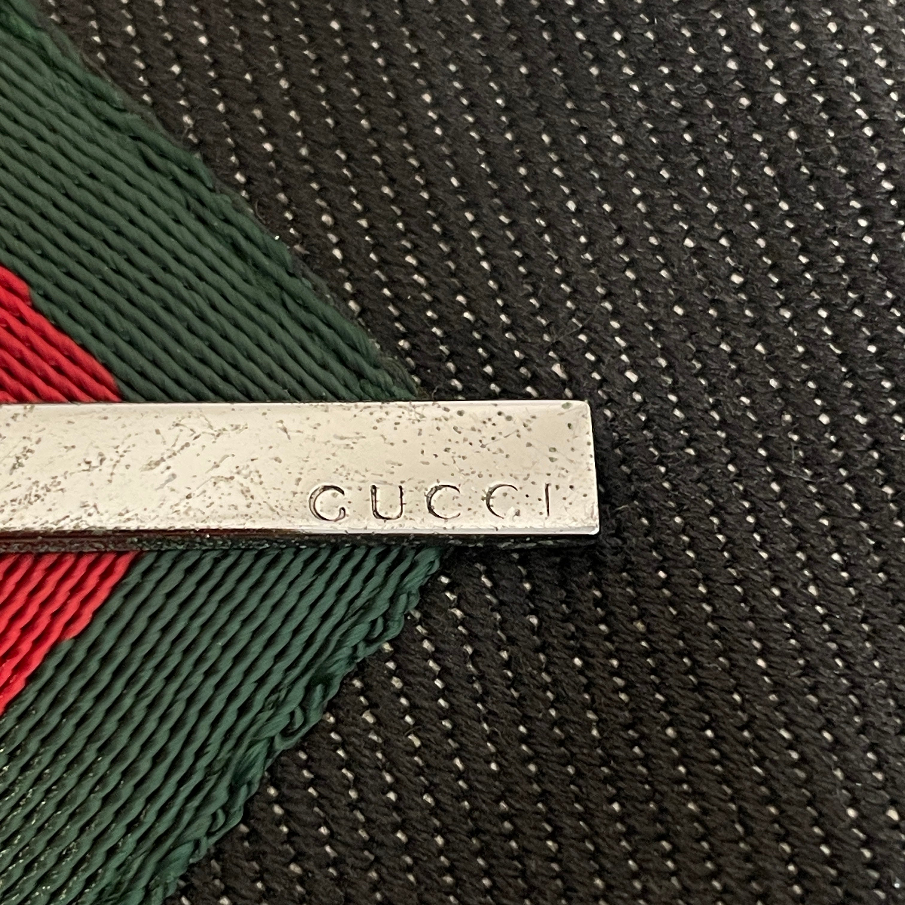 GUCCI/Tote Bag/Cotton/BLK/Stripped Canvas Tote view 6