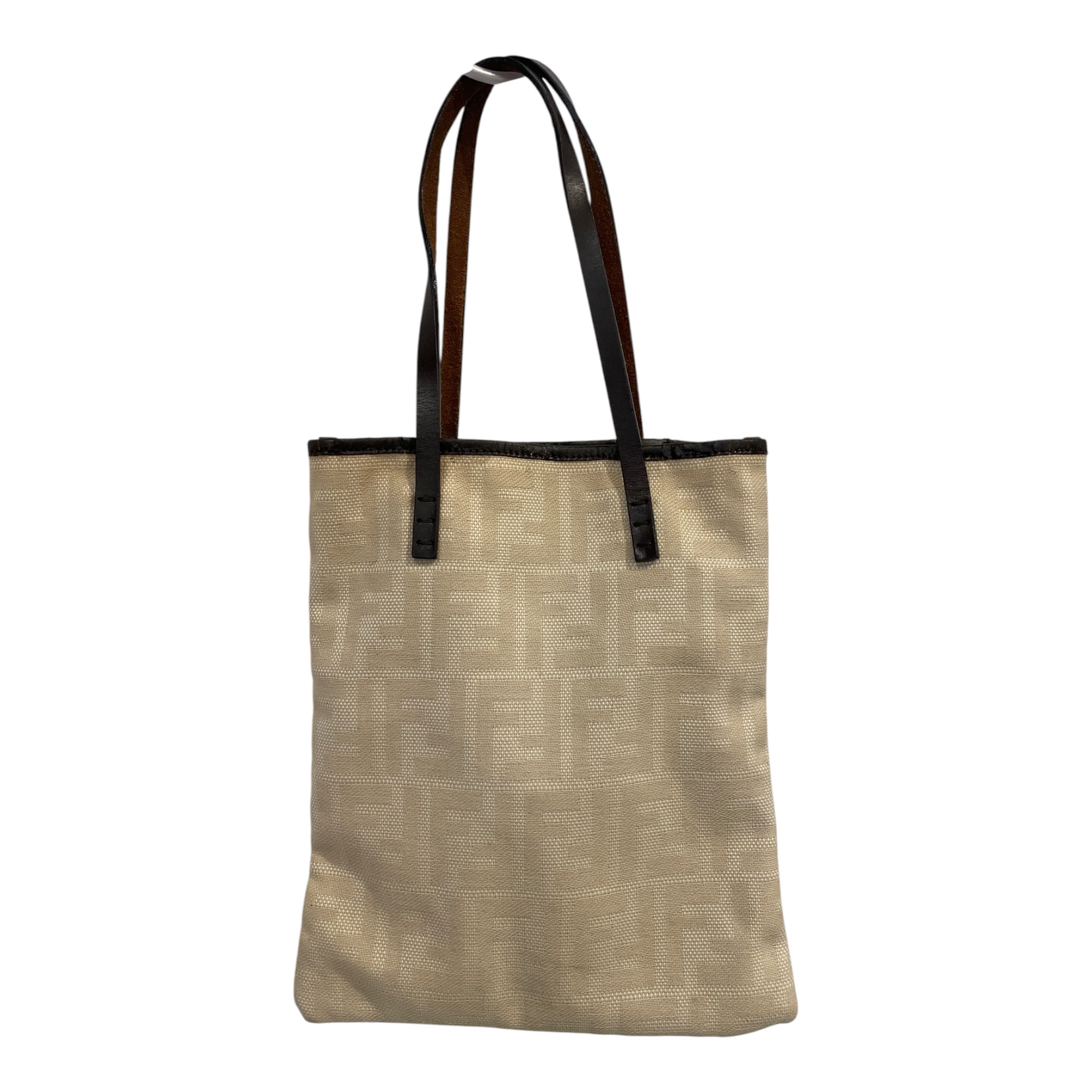 FENDI/Tote Bag/Monogram/Cotton/CRM/VRV8X6J view 1