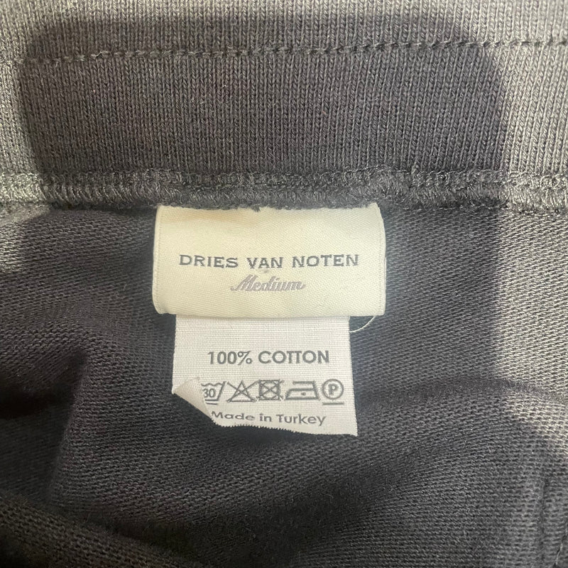 DRIES VAN NOTEN/Bottoms/M/Cotton/BLK/