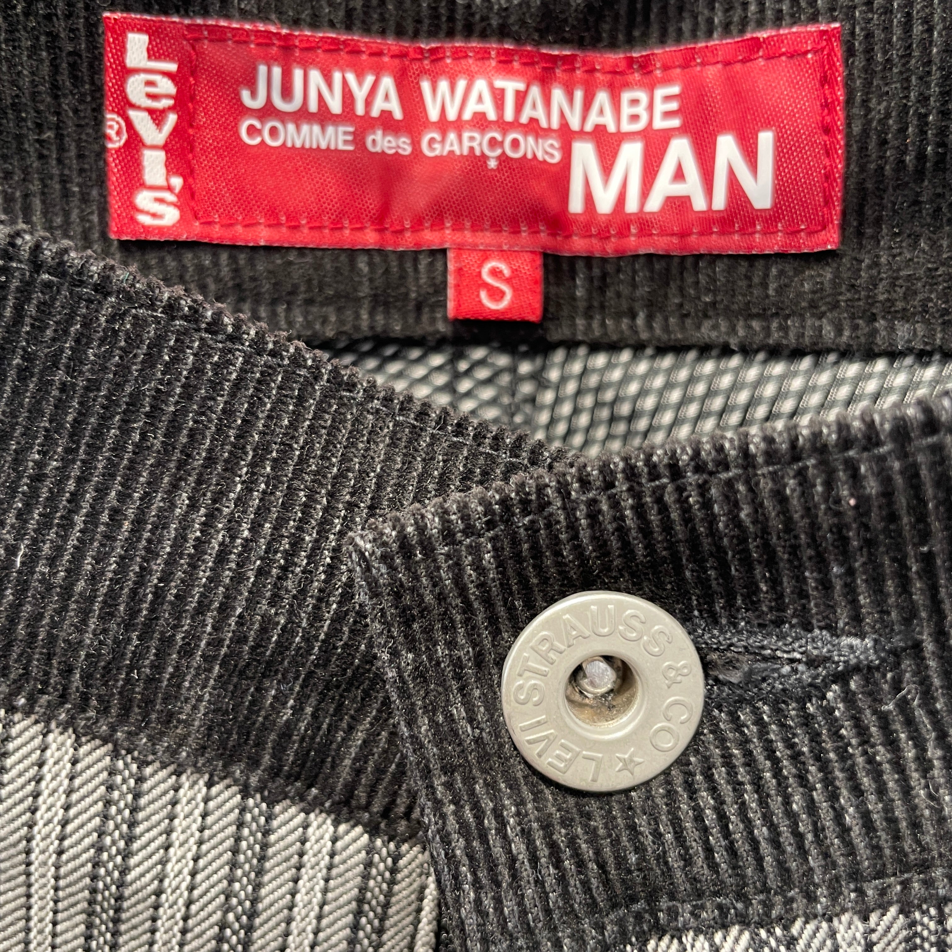 JUNYA WATANABE COMME des GARCONS MAN/Levi's/Pants/31/Cotton/GRY/Stripe/505/33 view 3