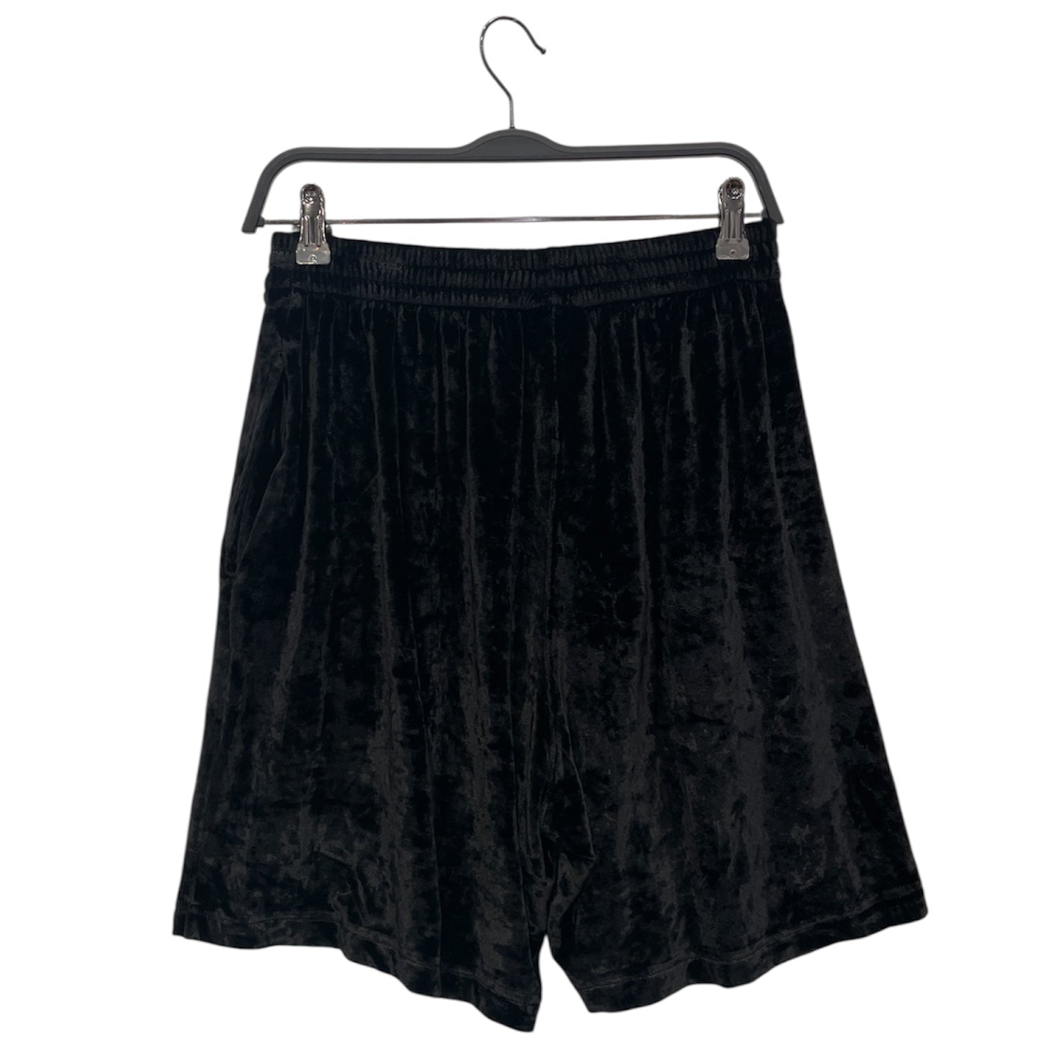 BALENCIAGA/Shorts/XXS/Velour/BLK/VELOUR SHORT WITH TAGS view 2