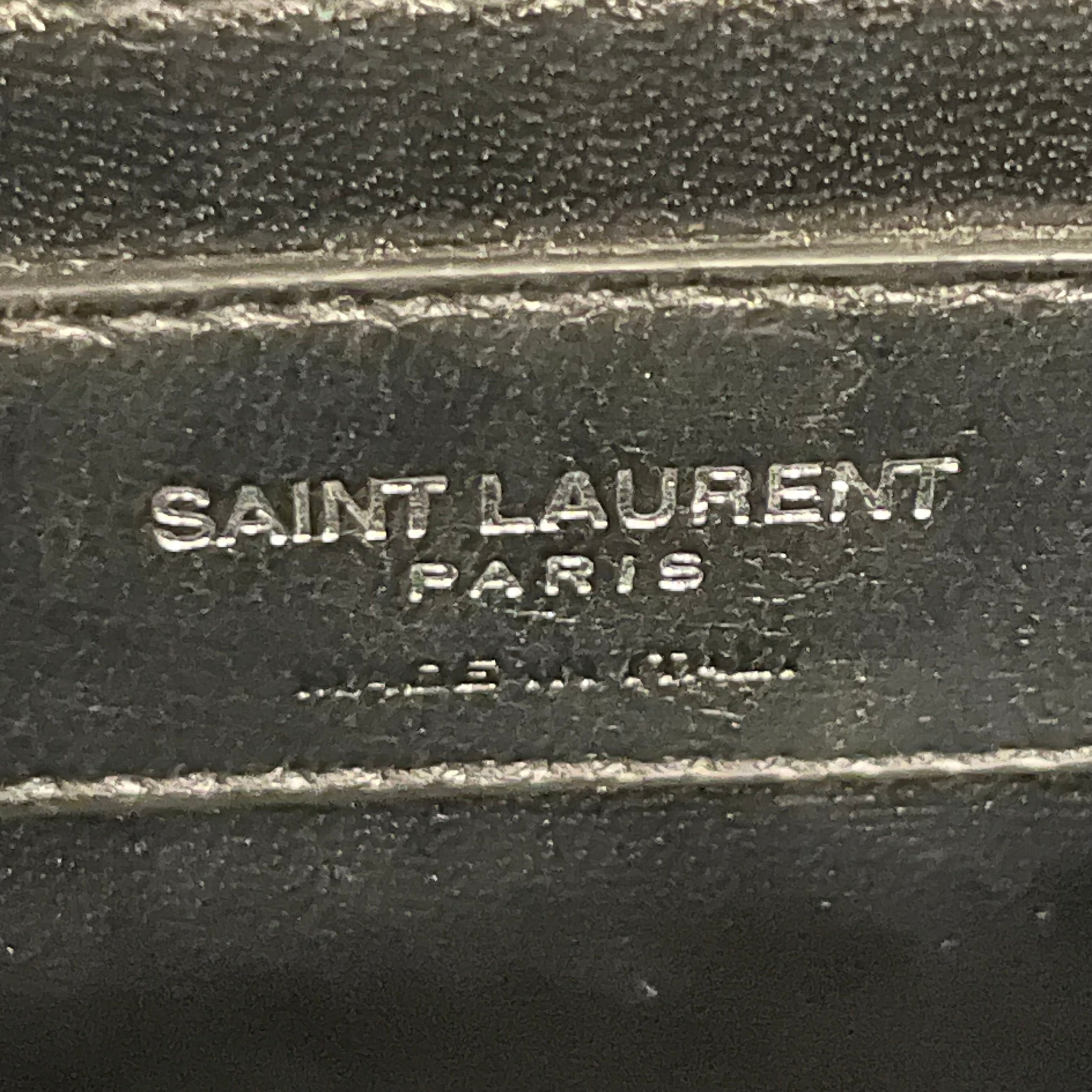 SAINT LAURENT/Hand Bag/Leather/NVY/ysl kate view 4