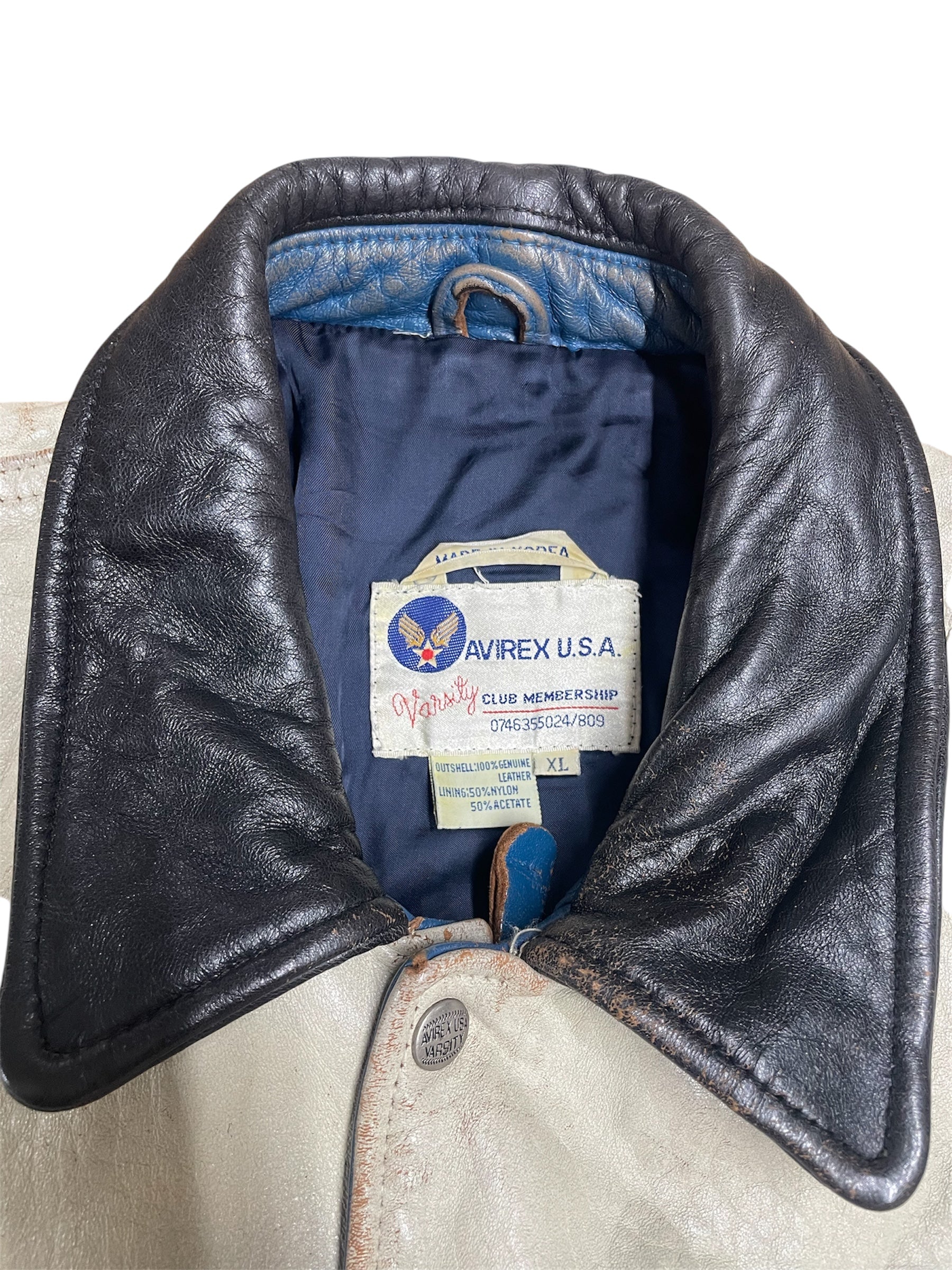 AVIREX/Leather Jkt/XL/Leather/CRM/71/72 ALL STAR TEAM view 5