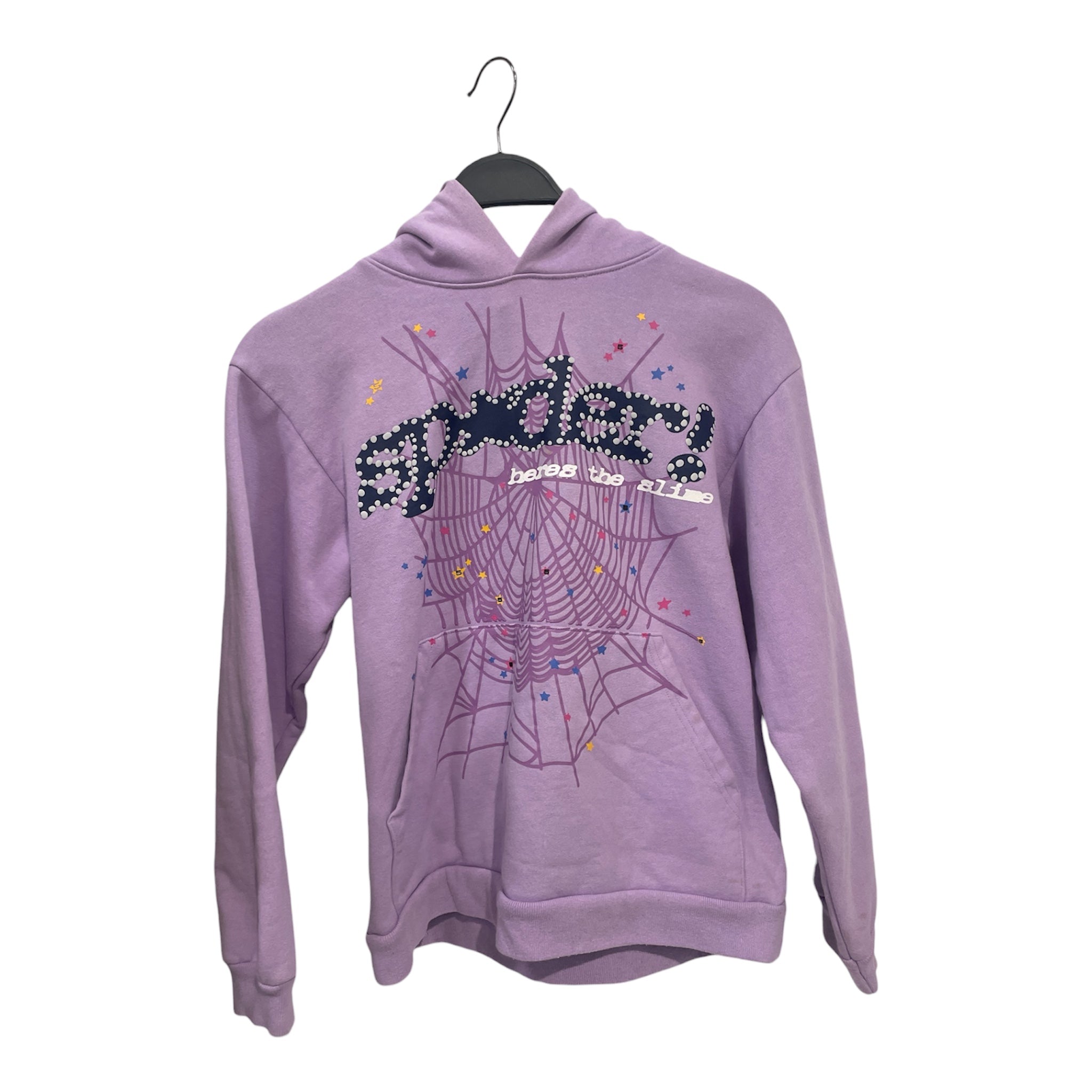 Sp5der/Hoodie/S/Cotton/PPL/PURPLE SP5DER view 1