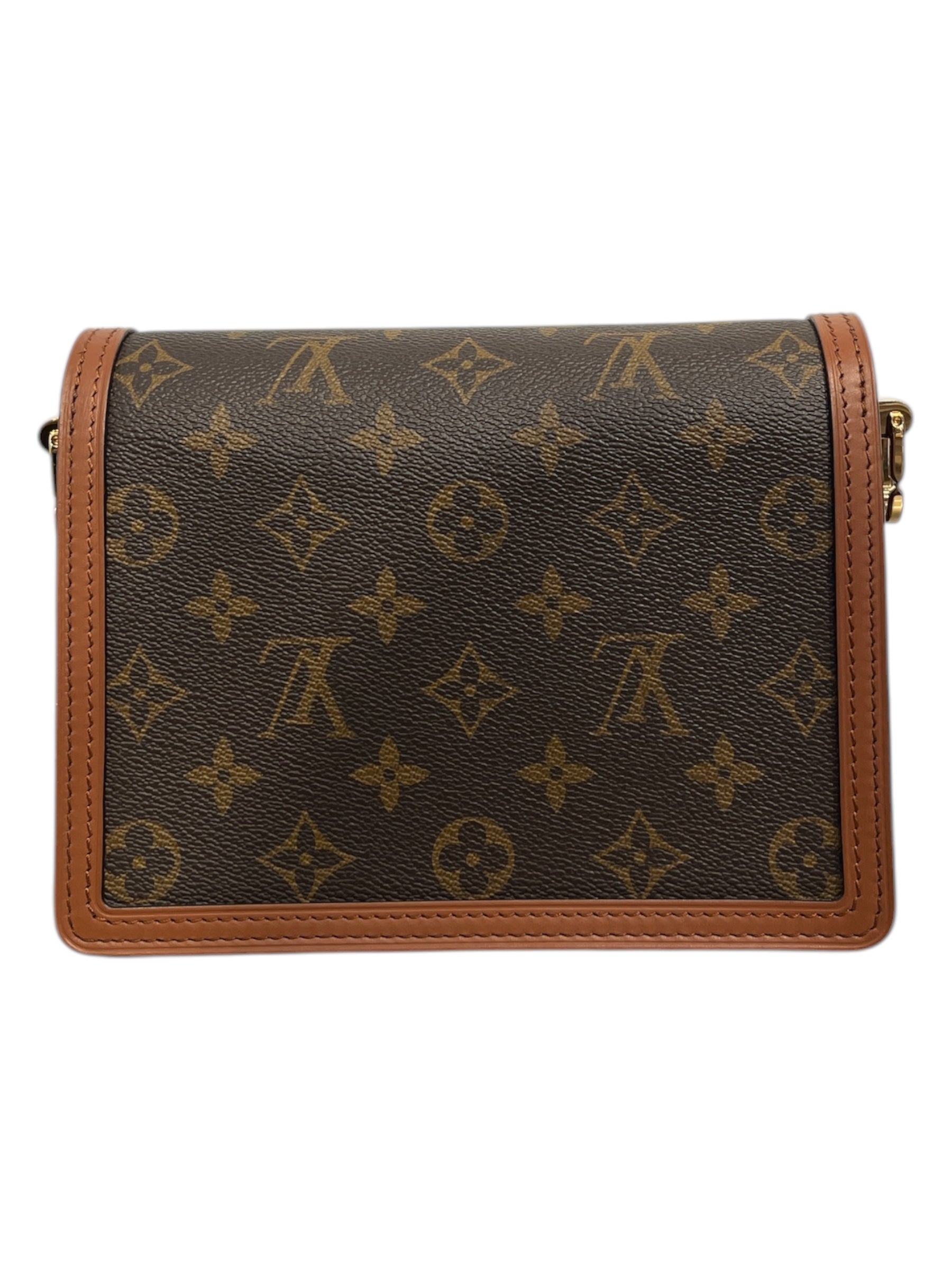 LOUIS VUITTON/Hand Bag/Monogram/Leather/BRW/DAUPHINE view 2