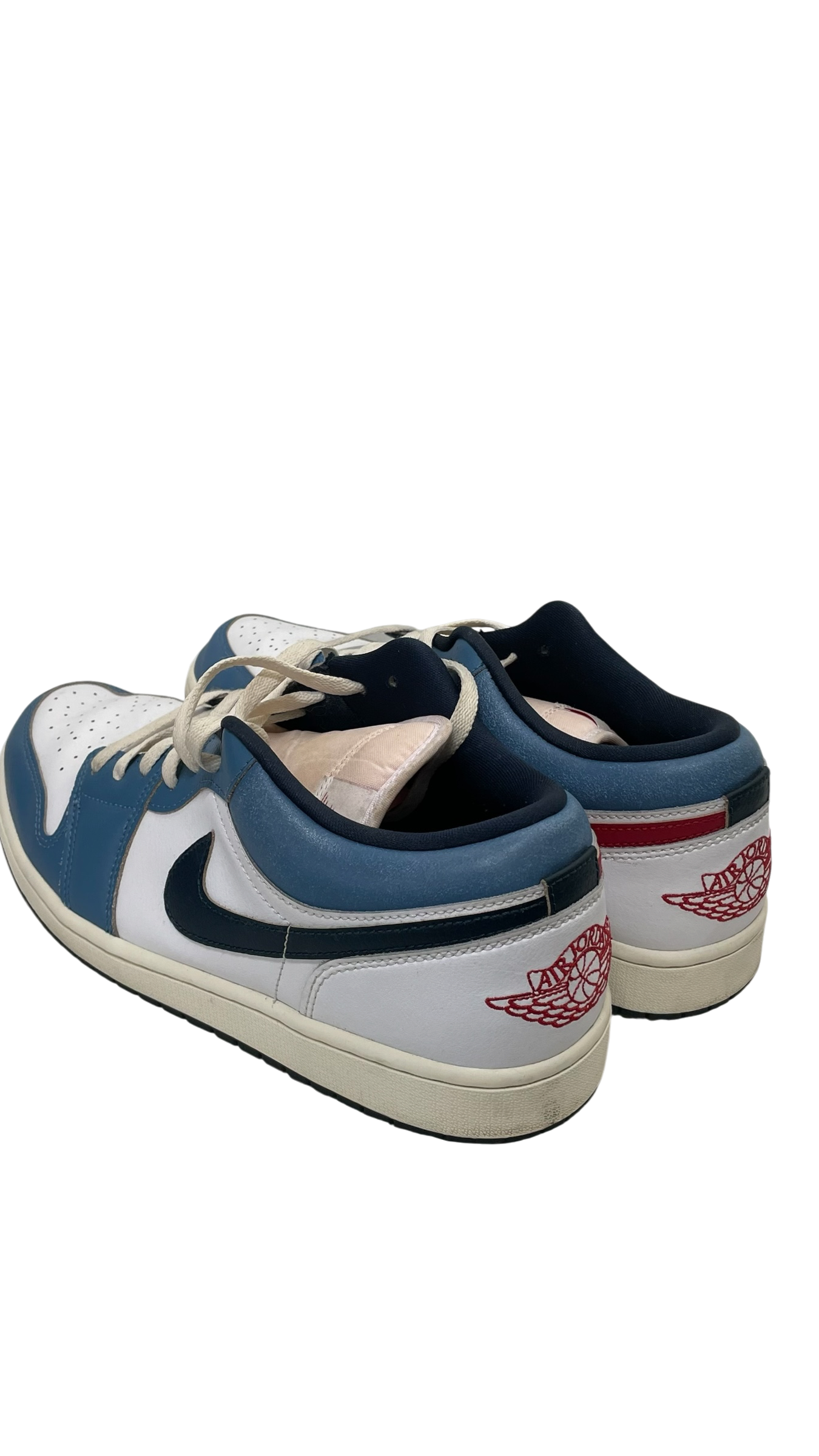 NIKE/Hi-Sneakers/US 12/Leather/BLU/RED AND BLUE CHECK NIKE view 2